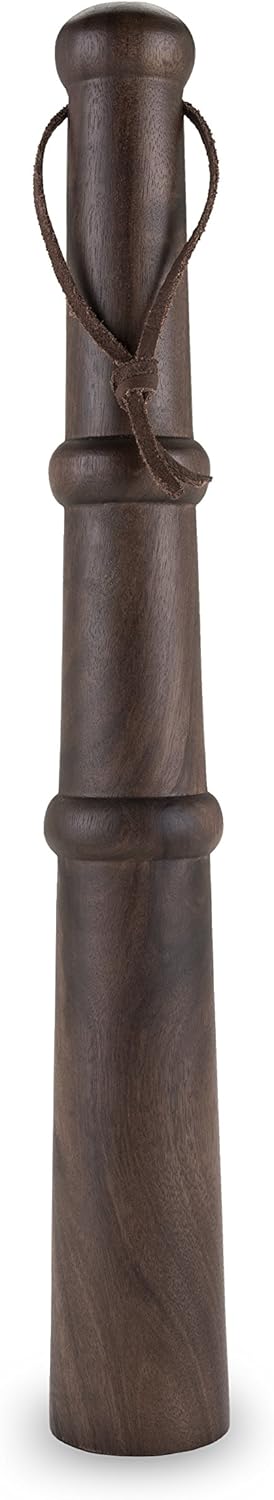 Viski Acacia Wood Cocktail Muddler Bar Utensils, Wooden Muddler Bar Essentials, Barware Muddler for Cocktails, 12in Wood Set of 1