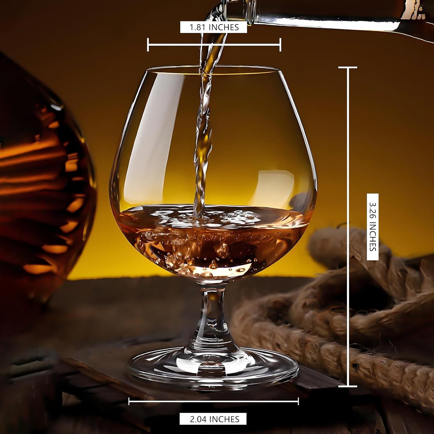Whiskey Glasses Set of 4, Bourbon Glass, Old Fashioned Glasses, 11.5 Oz Short Stem Wine Glass for Spirits, Vodka, Scotch,Cognac, Brandy, Cocktails for Easter Sunday