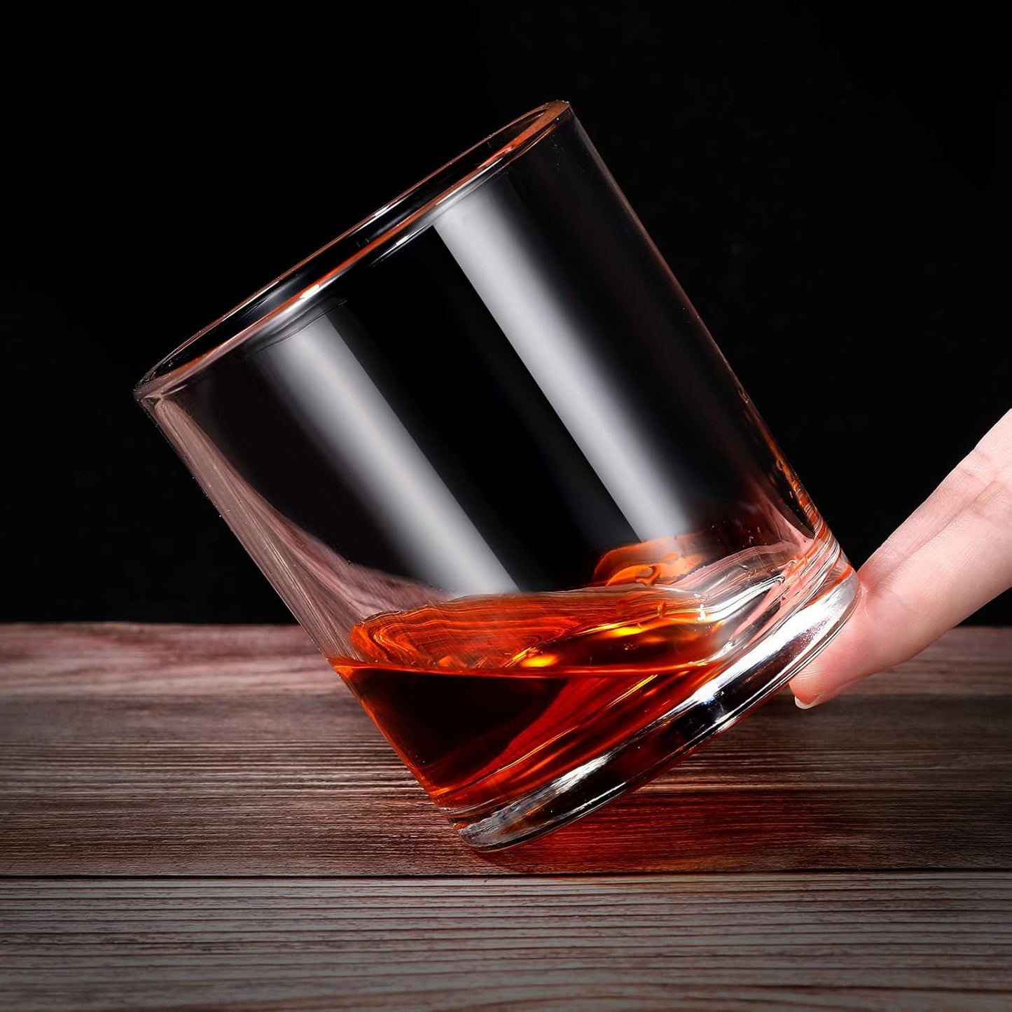 Mimorou 12 Pack Whiskey Glasses 10 oz Old Fashioned Glasses in Bar and Party Bourbon Glass, Rocks Glass, Cocktail Liquor Whiskey Lover Gift Christmas Gifts for Men, Dad, Father(Classic)