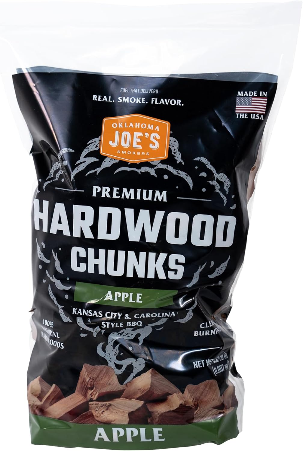 Oklahoma Joe's Apple Wood Chunks, 432 cu in Bag - 3947294R04