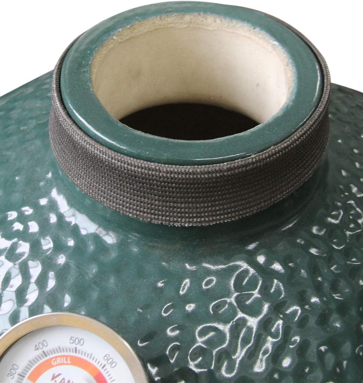 KAMaster Wire Mesh Gasket Kit Fit Big Green Eggs Dome High Temp Grill Gasket Replacement for Green Eggs Top Lid Better Sealing Top Gasket