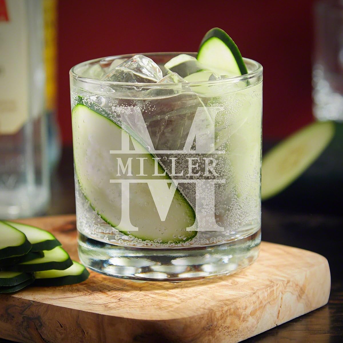 Custom Gin and Tonic Glasses Personalized Cocktail Glass