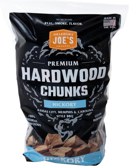 Oklahoma Joe's Hickory Wood Chunks, 432 cu in Bag - 3947292R04