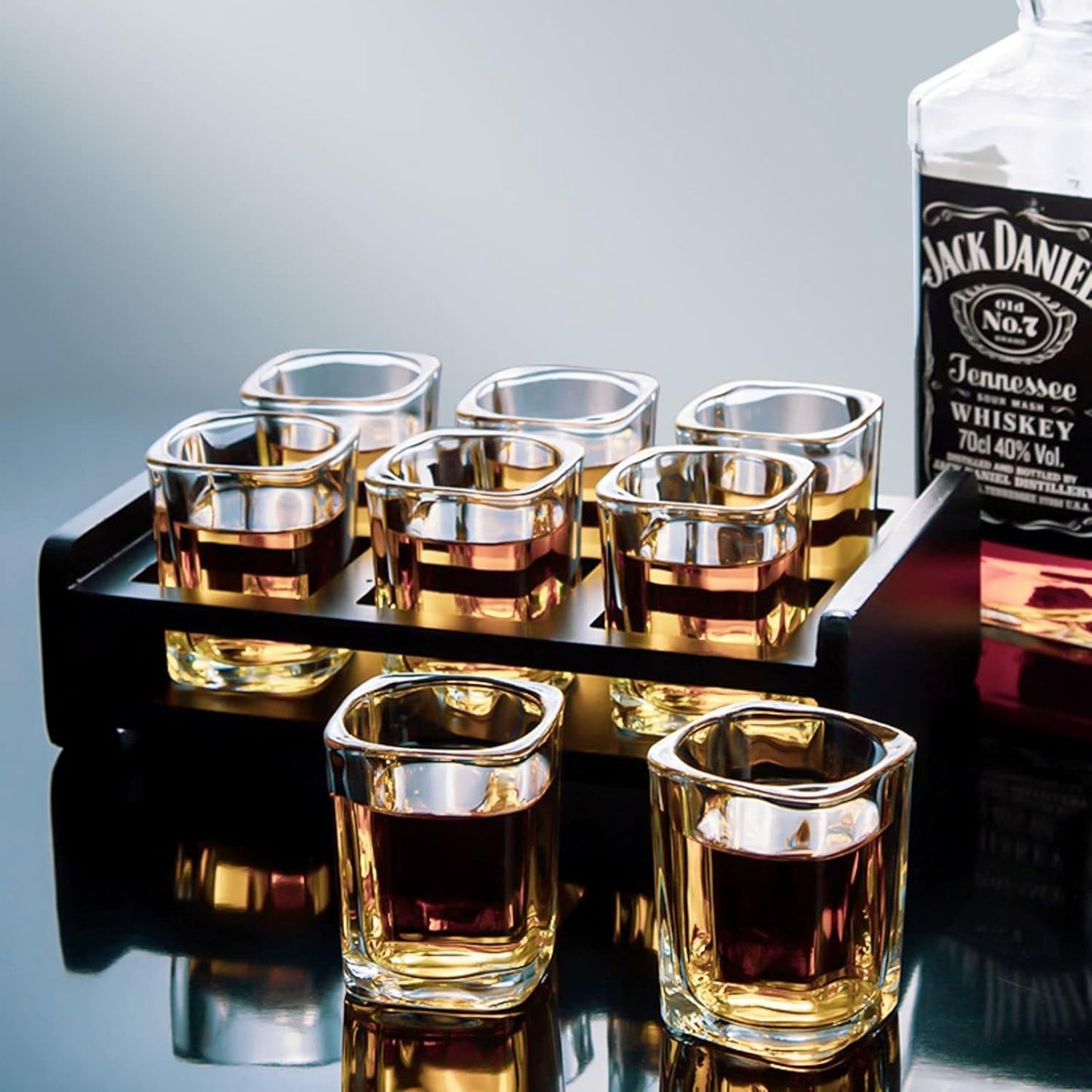 Vivimee 30 Pack Heavy Base Shot Glasses Bulk, 2.2 oz Square Shot Glass Set, Clear Espresso Shot Glass, Small Whiskey Shot Glasses for Vodka, Whiskey, Tequila, Espressos, Spirits & Liquors