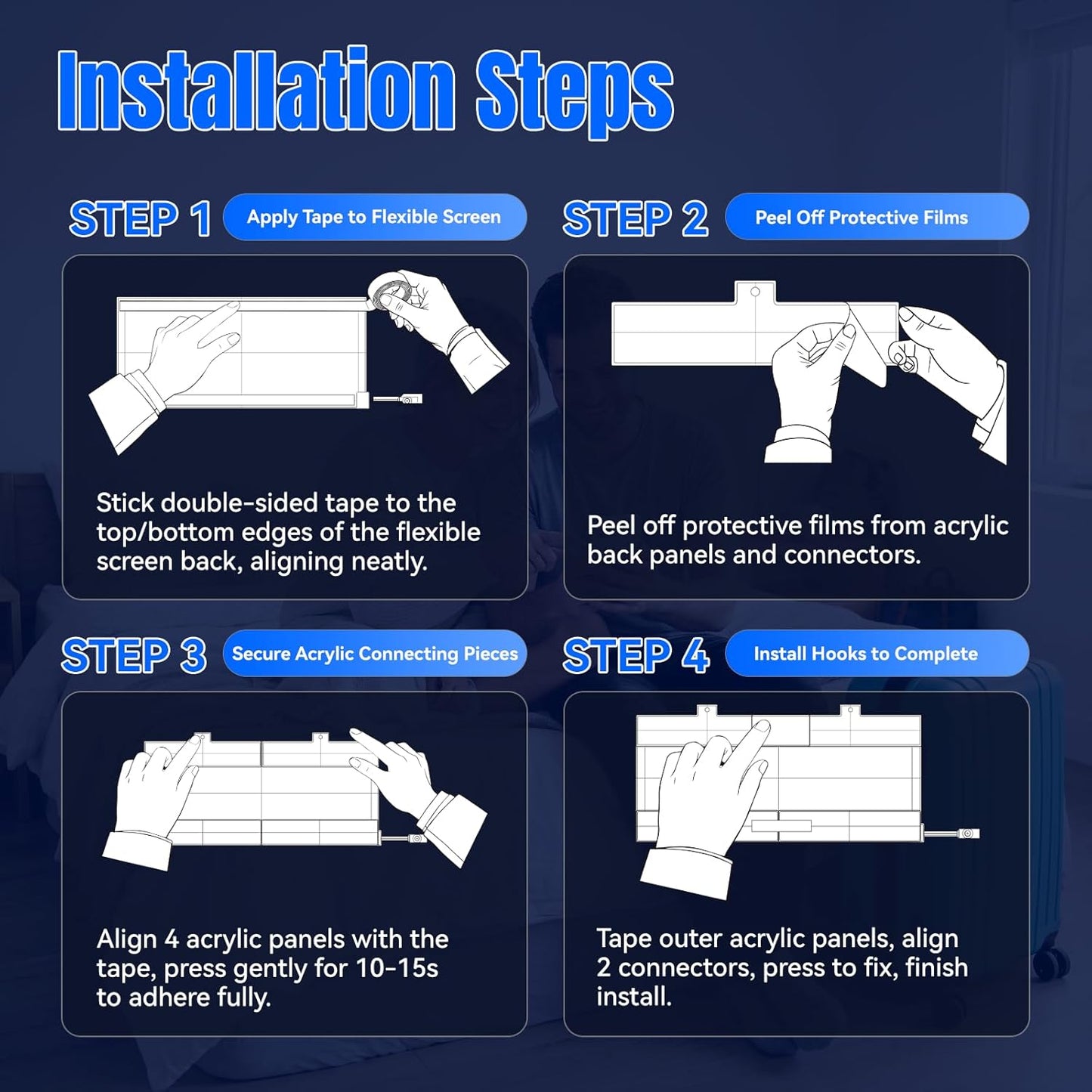 LED Sign - APP Control DIY Programmable Custom Sign Waterproof Flexible USB 5V 2A LED Open Sign Scrolling&Stationary Display for Window Ads,Parties Weddings Store Bar Hotel NEMGOME