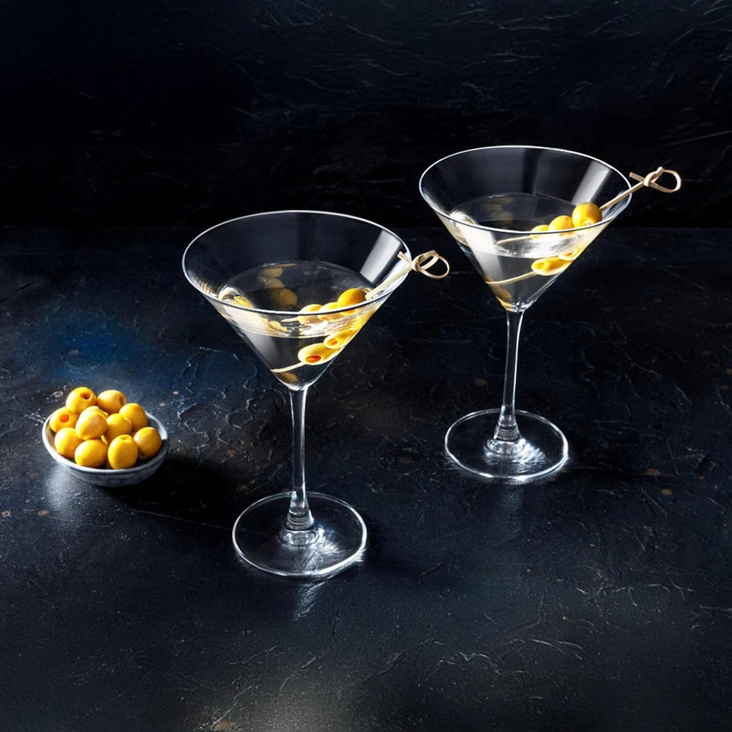 PARACITY Martini Glasses Set of 2, Coupe Glasses, Hand Blown Premium Martini Glasses, Perfect for Cocktails, Martinis, Margaritas, Parties, Catering Boxes and Gifts(6 OZ/180ML)