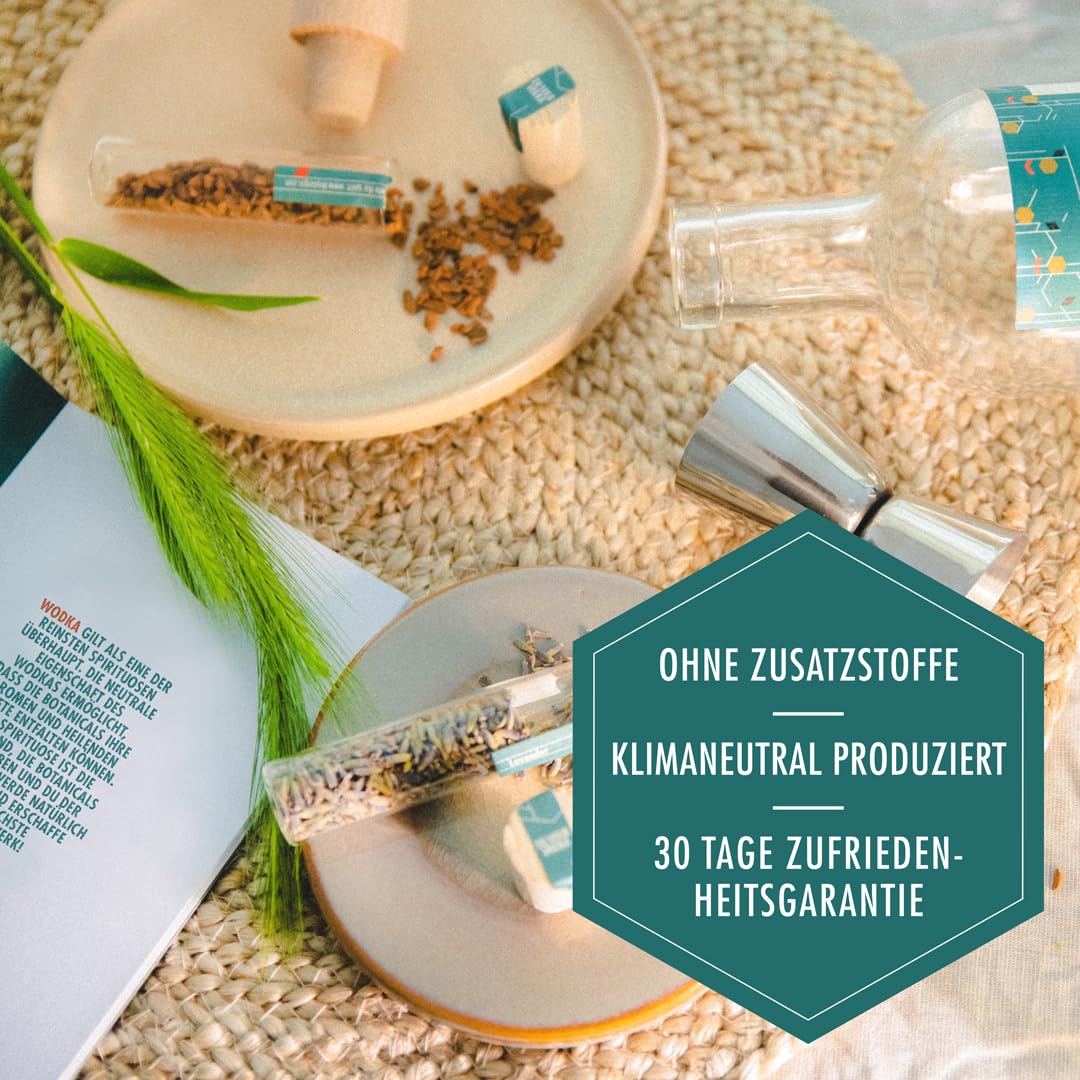 DO Your Vodka | DIY Infusion & Cocktail Kit | 12 Botanicals, 2 Glass Bottles, Recipe Guide | Gift for Men & Women | Holiday, Christmas, Birthday | Great for Home Bartenders & Cocktail Lovers