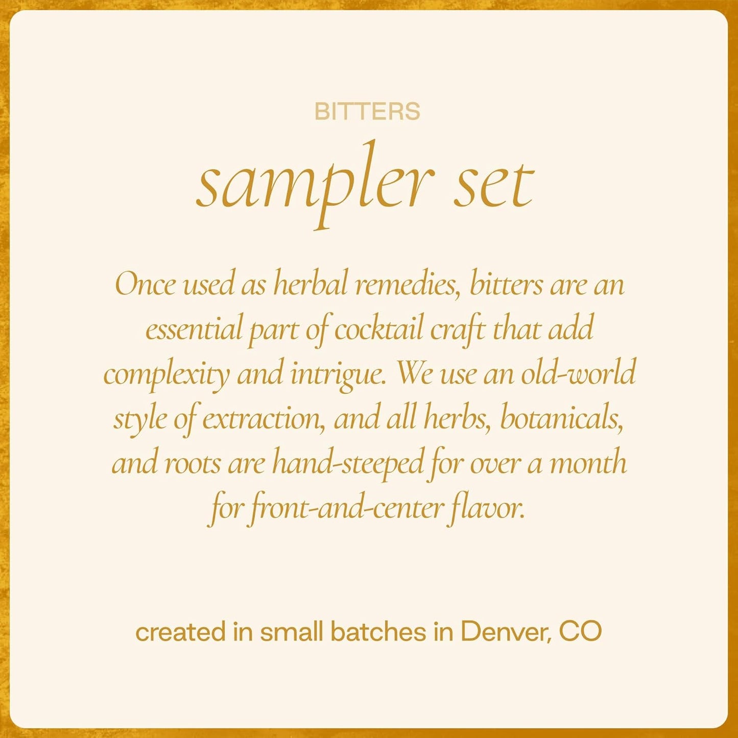 Strongwater - Bitters Sample Set - 4 Flavors, .5oz Each
