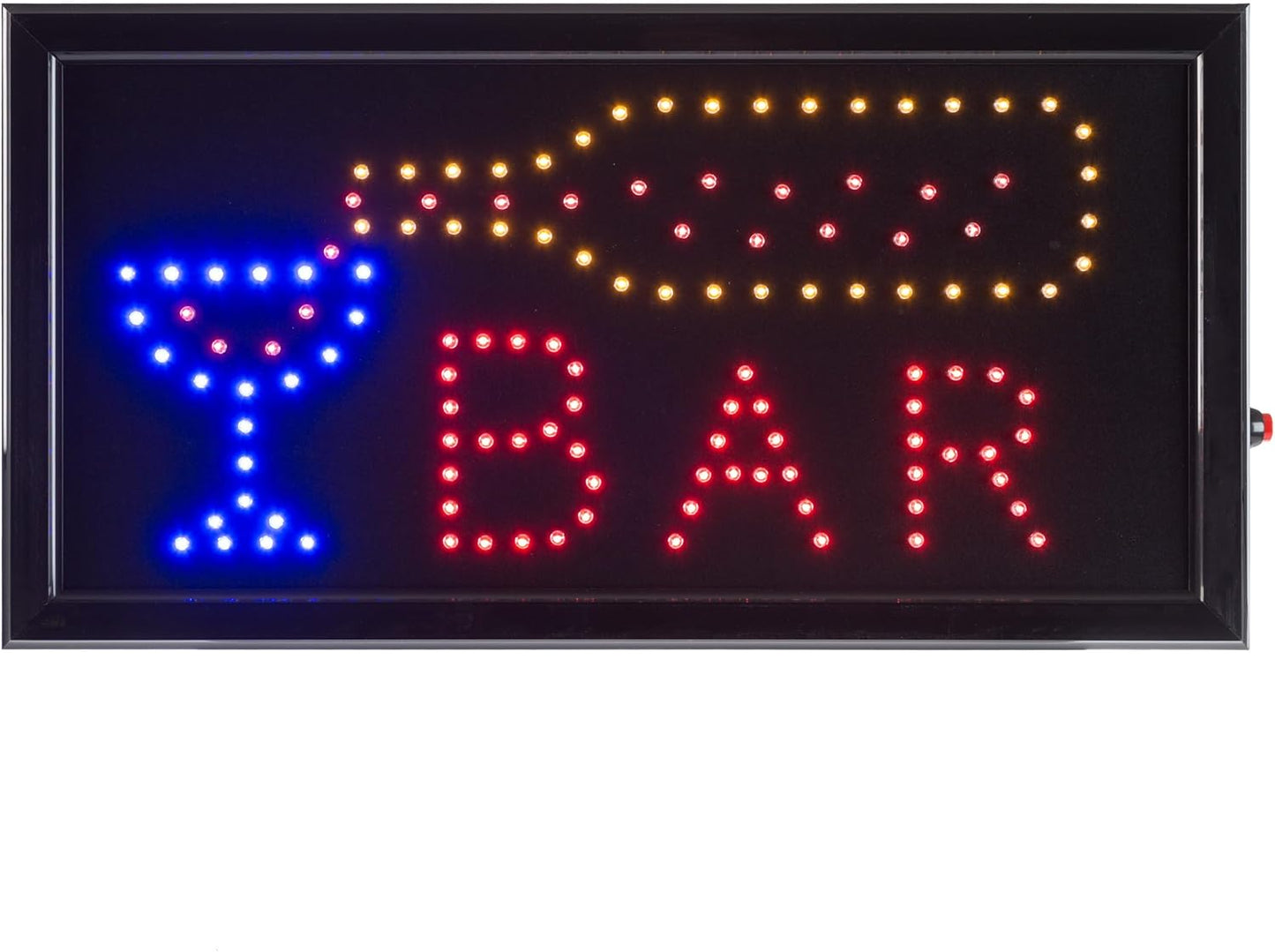LED Bar Sign - Neon Electric Display Sign with Animation and Energy Efficient LEDs for Homes, Businesses, and Events by Lavish Home