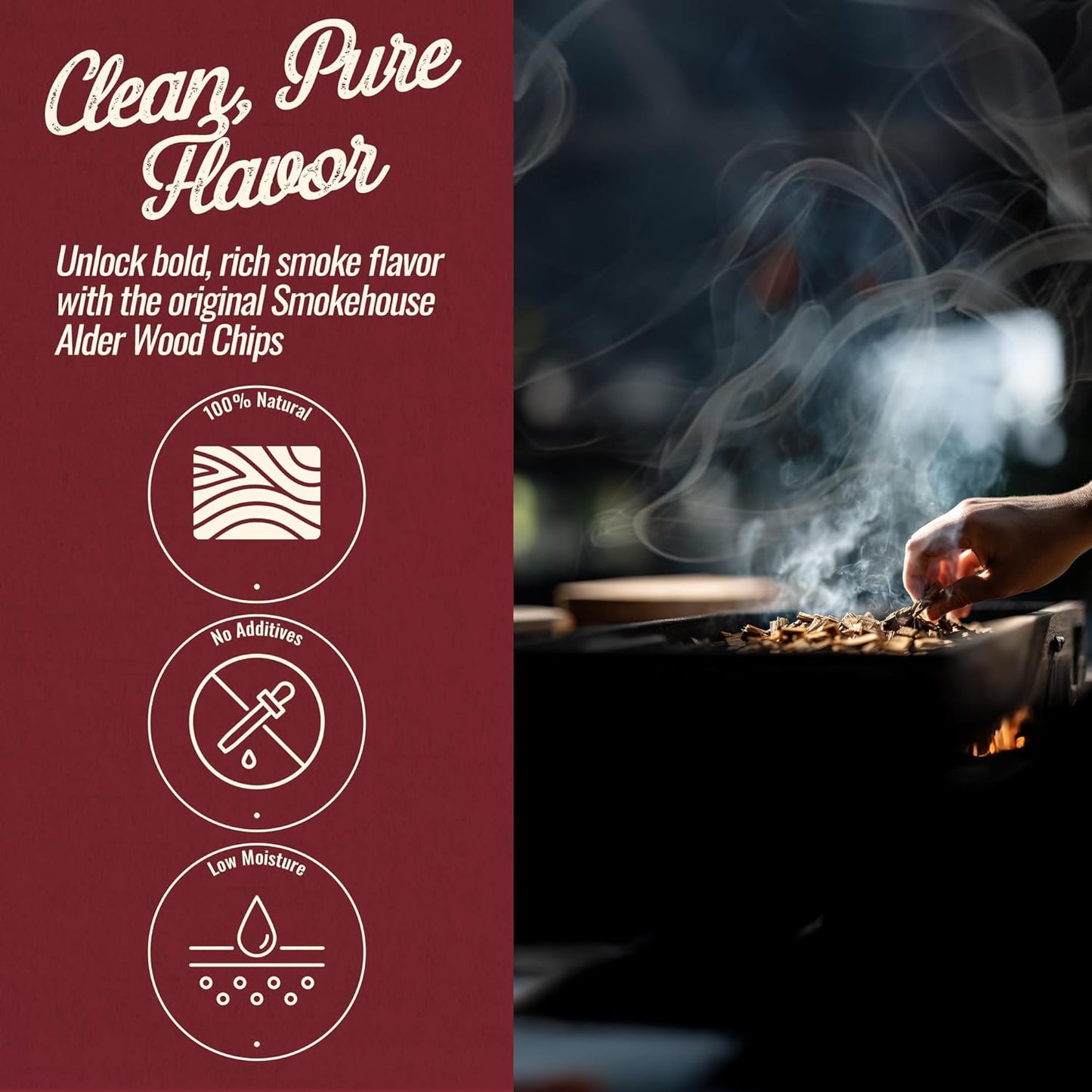 All Natural Flavored Wood Smoking Chunks
