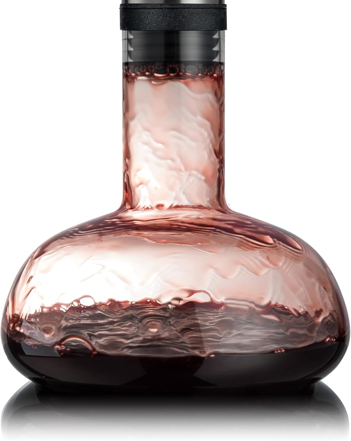 YouYah Wine Decanter Set,Red Wine Carafe with Drying Stand,Cleaning Beads and Aerator Lid,Crystal Glass,Wine Aerator,100% Hand-blown,Wine Gifts for Men (1300ML)