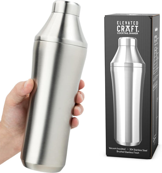 Hybrid Cocktail Shaker, Vacuum Insulated Stainless Steel, 28 oz - Stainless Steel