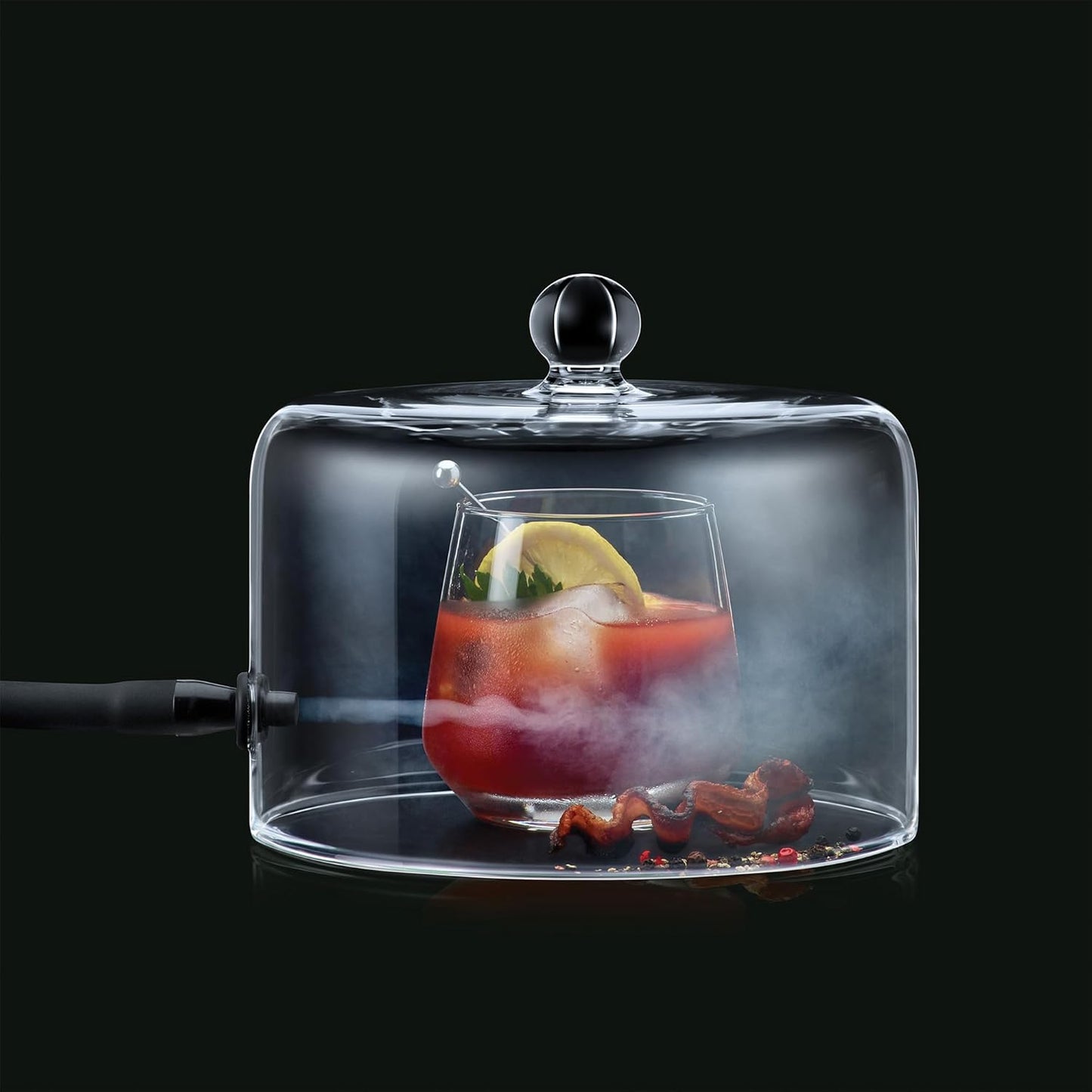 Breville Commercial CSM018 Glass Cloche for Smoking Gun Pro CSM700, 7 Inch Diameter, Clear Glass