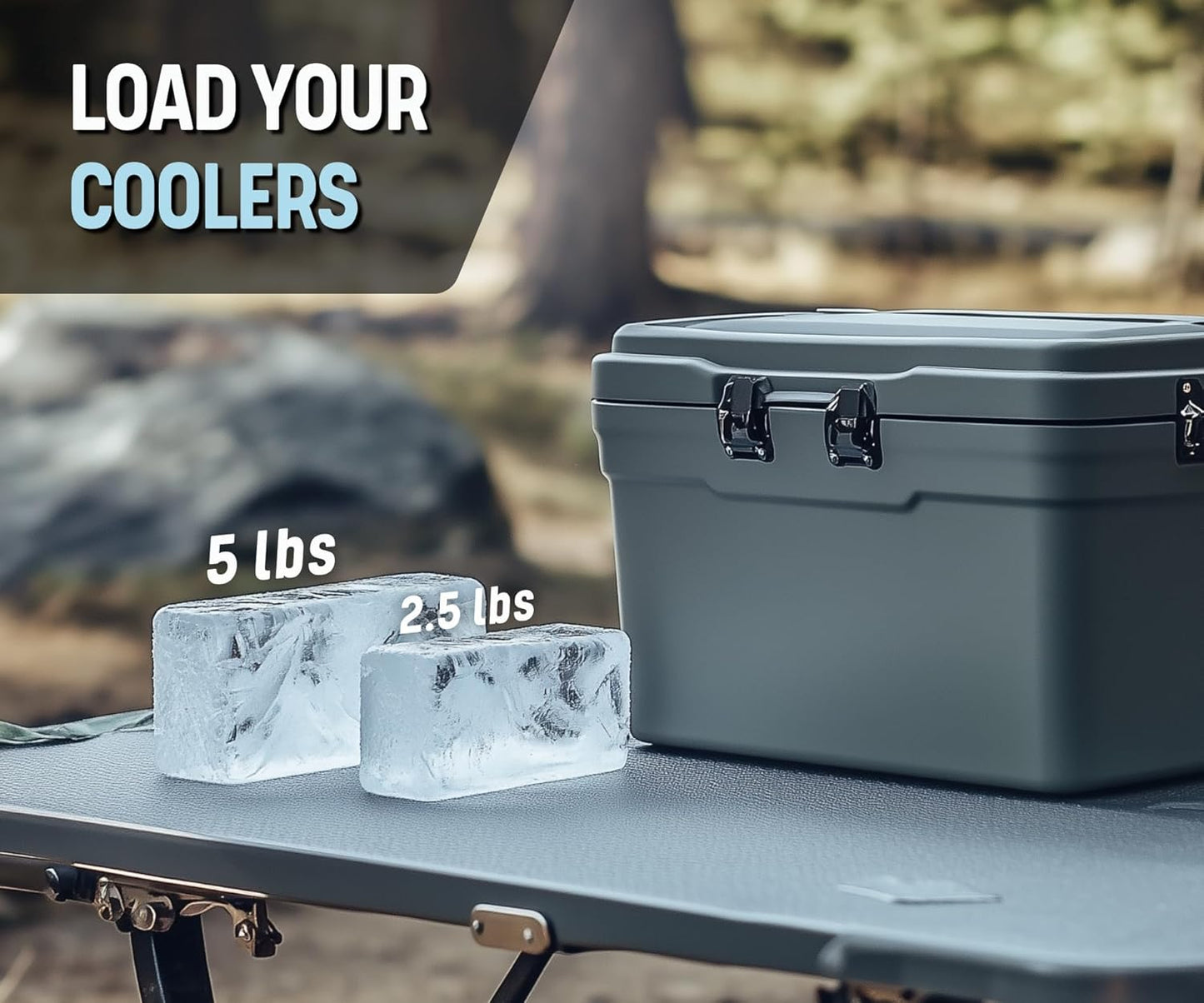 Alaskey® Extra Large Ice Block Mold 2.5 lbs With Lid (Single) | Create Perfect Ice Bricks | Professional Silicone Mold for Crafting Giant Ice Cubes, Ideal for Ice Baths, Coolers, Bartender Accessories