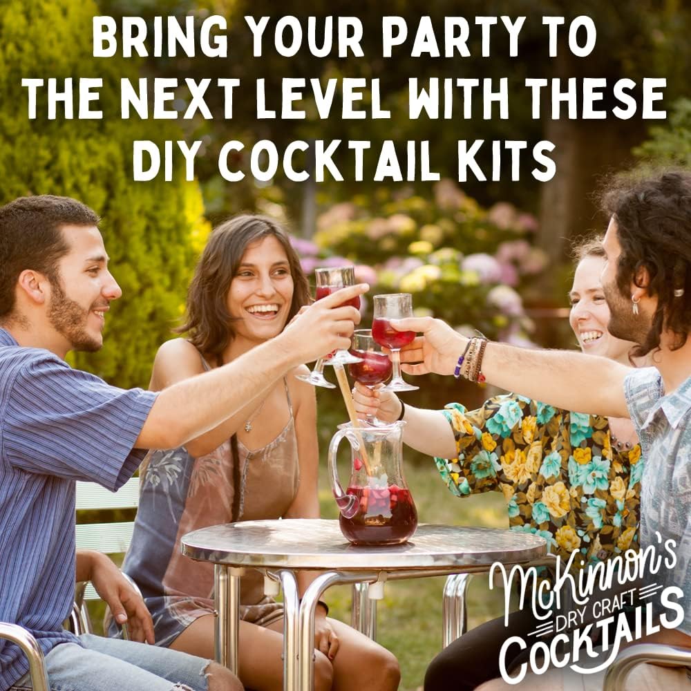 McKinnon’s Dry Craft Cocktails Dehydrated Fruits and Herbs, DIY Mixology, Infusion Kit, Mason Jar Serves 8 – 16 Drinks (Pineapple Jalapeno, 1 Jar)
