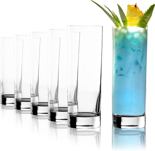 Stölzle Lausitz New York Bar Collins 10 3⁄4 oz - Set of 6 - Made in Germany - Dishwasher Safe & Break Resistant