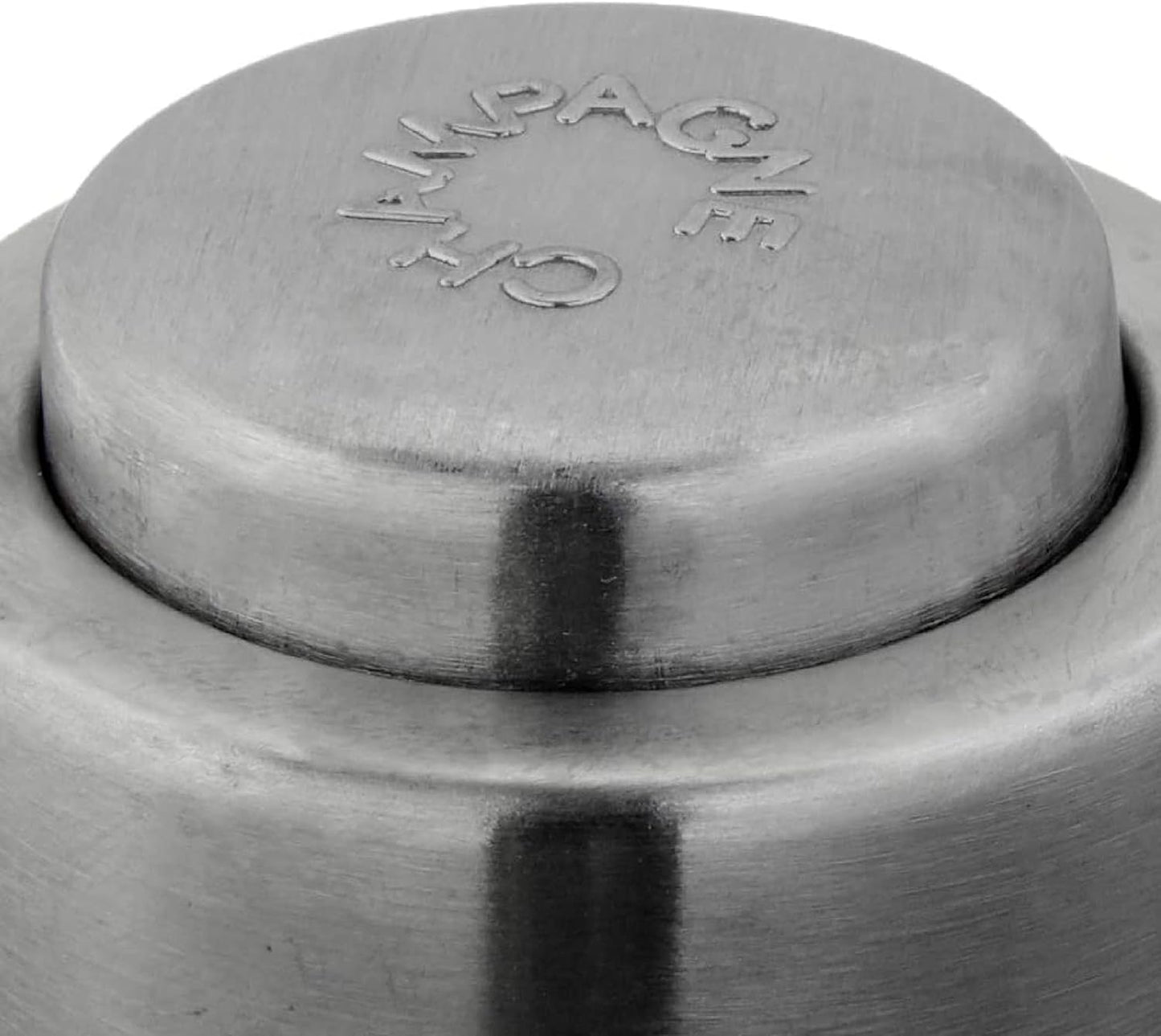 Cilio Stainless Steel Champagne Sealer, Bottle Stopper for Sealing Champagne Bottles Large