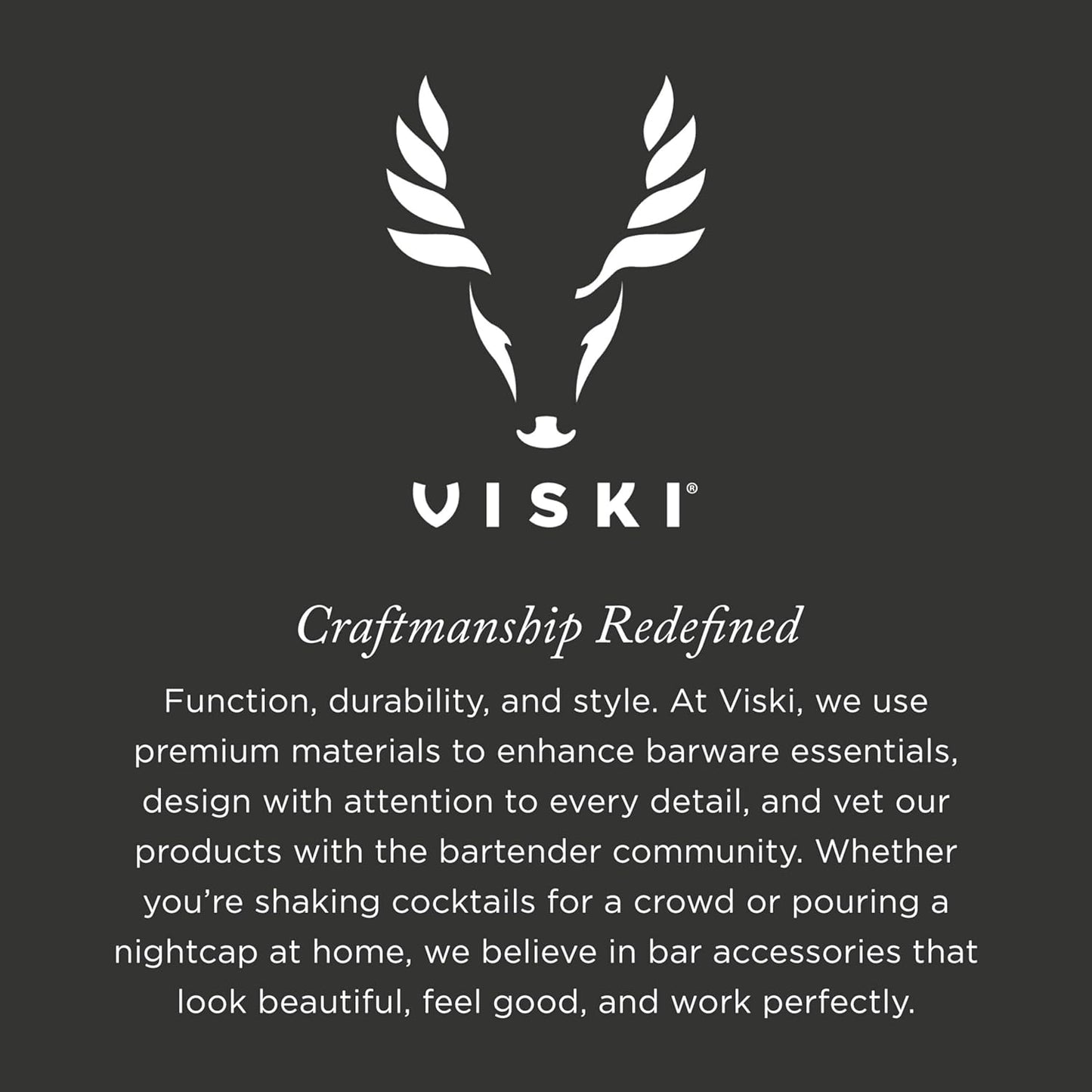 Viski Penguin Cocktail Shaker with Strainer, Stainless Steel Cobbler Shaker for Margaritas, Whiskey Sours & Other Cocktails, Penguin Gifts for Home Bar, Cocktail Party Essentials, 17 oz
