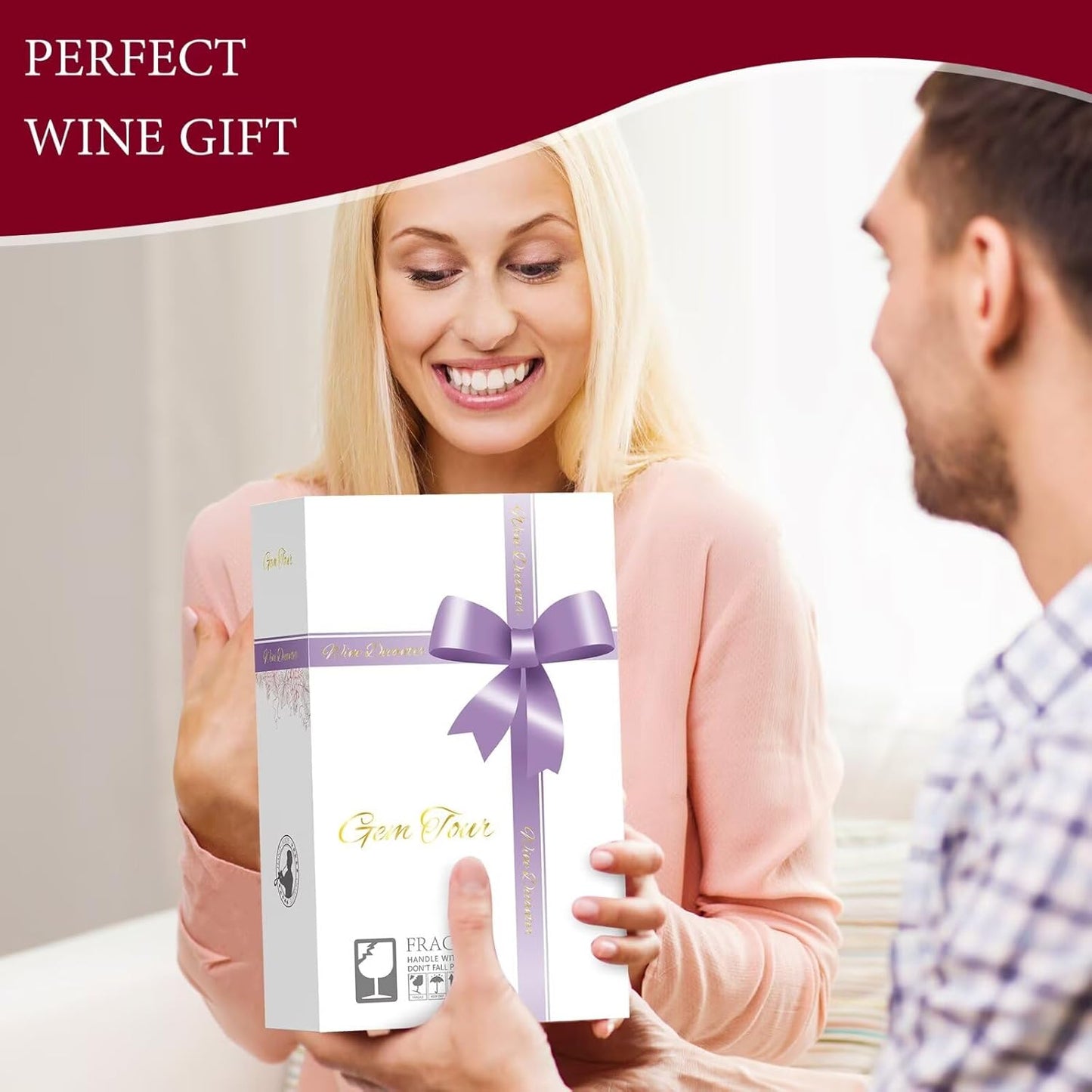 Hand-Blown Lead-Free Crystal Glass Wine Decanter – 750 ml Swan-Neck U-Shape Aerator | Luxury Gift Box, Drip-Free Pour Edge, Wide Stable Base, Easy-Clean Thin Neck | Elevate Dinners & Parties