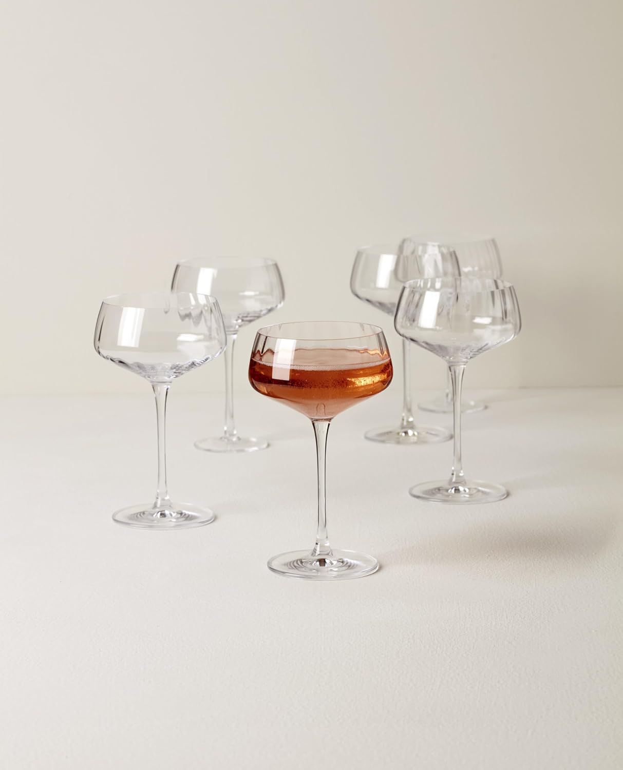 Lenox 897401 Tuscany Classics Angled Optic Coupes, Set of 6
