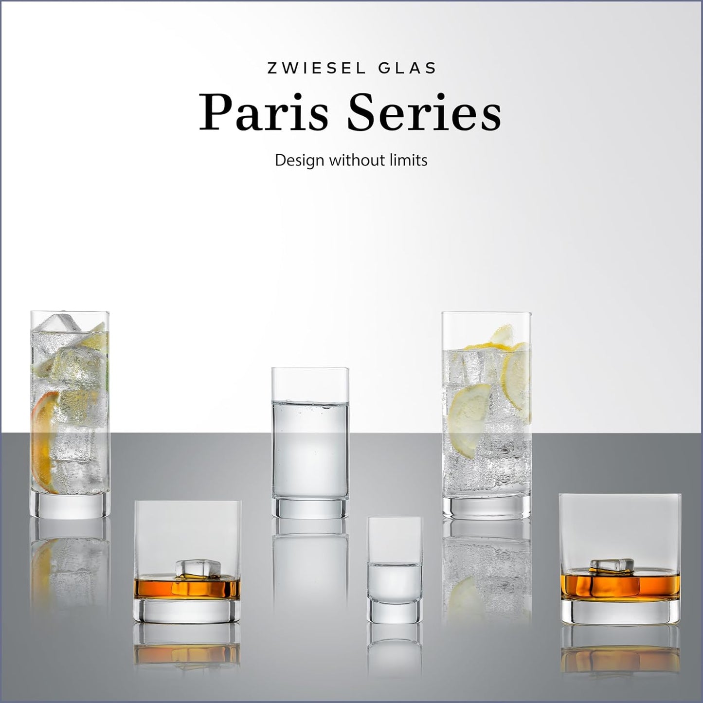 ZWIESEL GLAS Paris Whiskey Glass 13.5 Ounce (Set of 6), Bar Tumbler for Whiskey, Dishwasher-Safe Tritan Crystal Glasses, Made in Germany