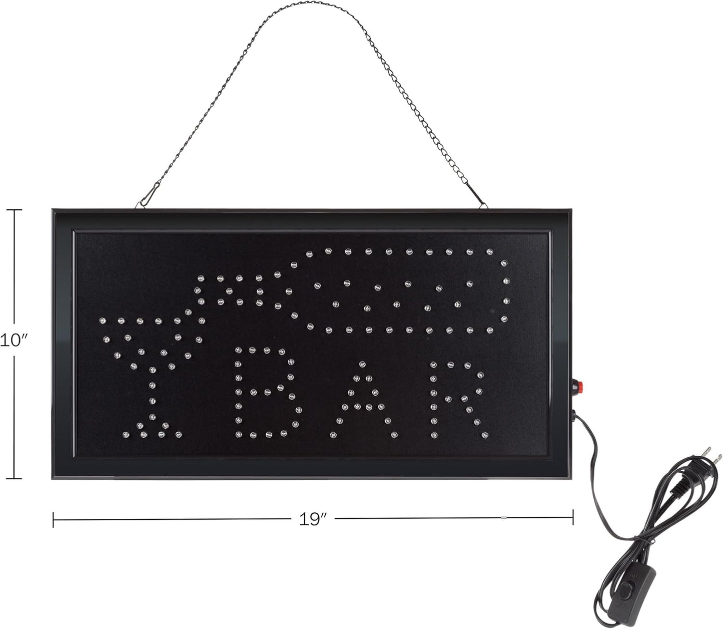 LED Bar Sign - Neon Electric Display Sign with Animation and Energy Efficient LEDs for Homes, Businesses, and Events by Lavish Home