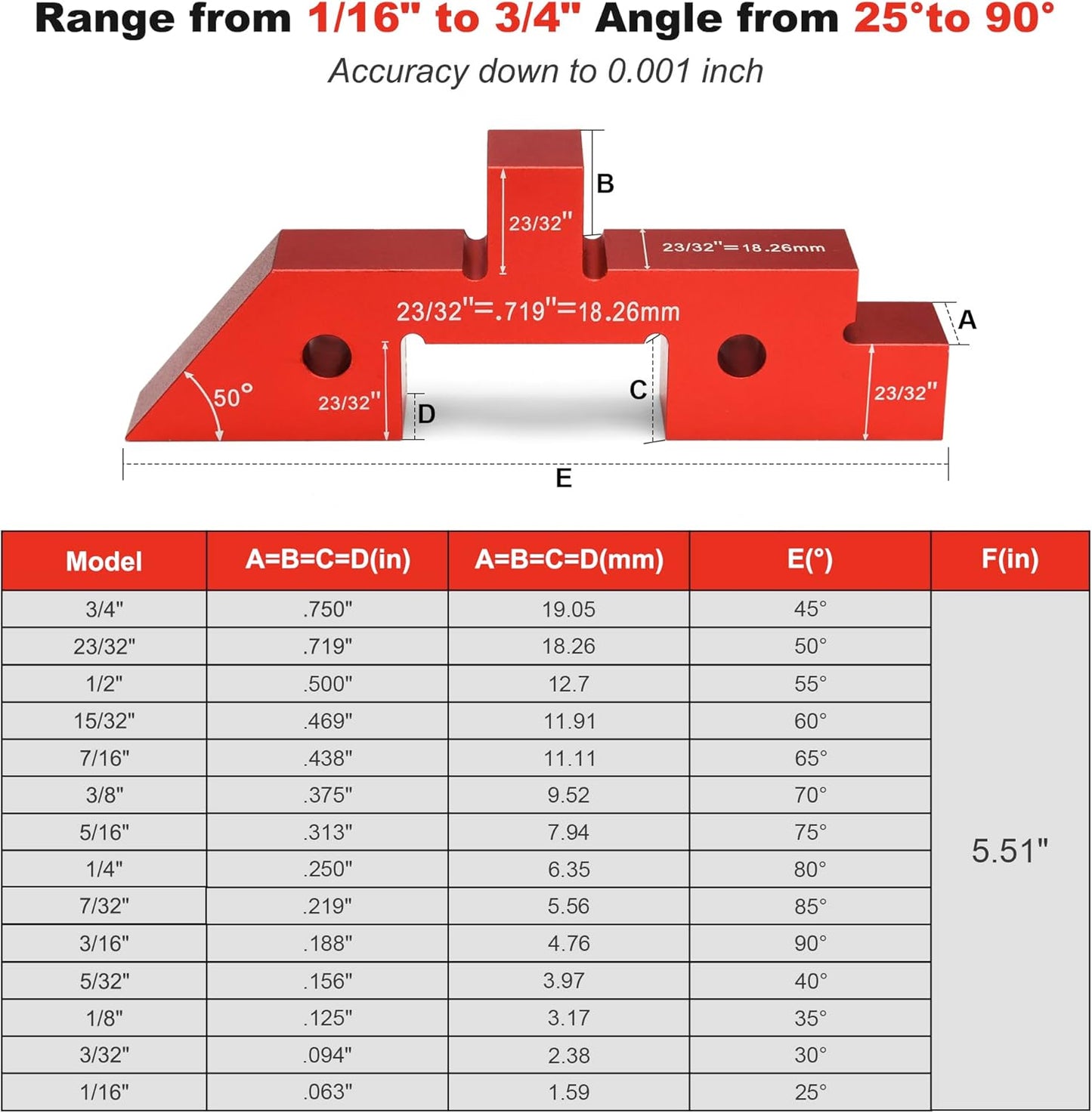 Setup Blocks Woodworking 14Pcs Aluminum Setup Bars with Case Setup Blocks Height Gauge Set Table Setup Blocks for Woodworking Tools Router Table Saw Height Depth Angle Fence Alignment Gauge Set