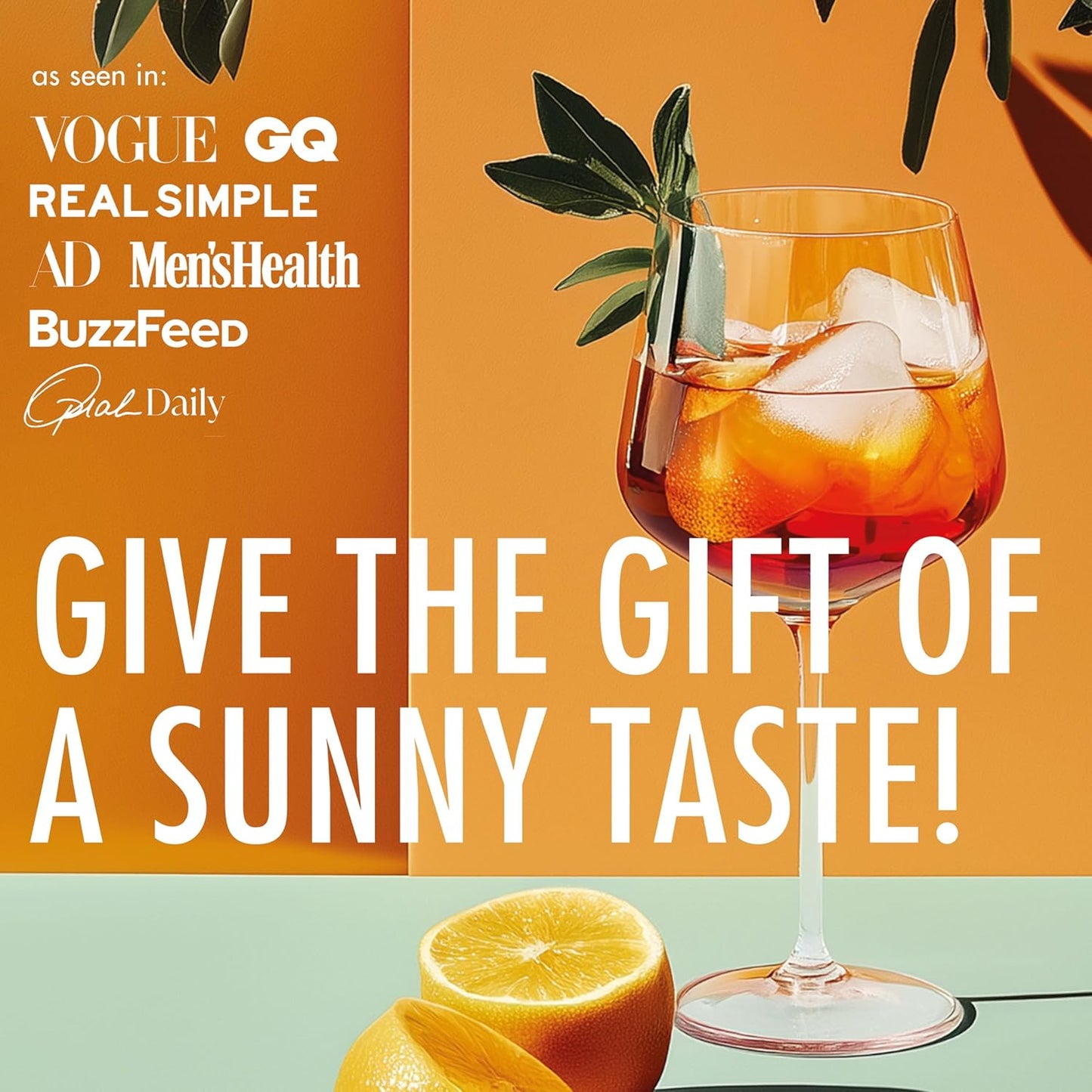 Craftly Italian Spritz Infusion Kit – Ultimate Aperitivo Experience at Home | DIY Cocktail Set for Aperitivo | Cocktail Set for Spritz