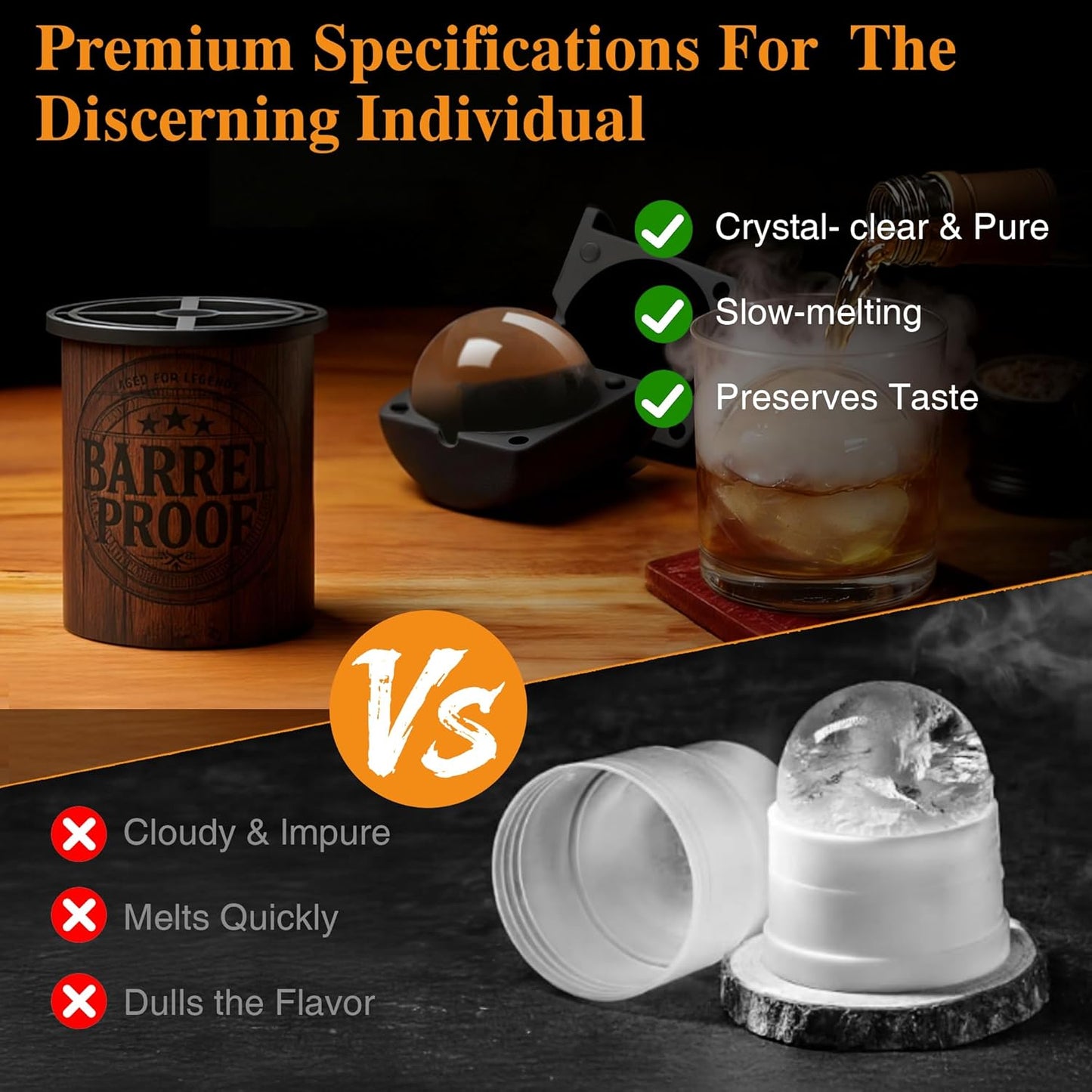 Whiskey Smoker Kit with Torch –Old Fashioned Smoker Kit for Bourbon & Whiskey – Drink Smoker Set with Wood Chips– Gift for Men, Dad, Husband/Father (1，Smoker Kit & Ice Ball Molds & Glasses)