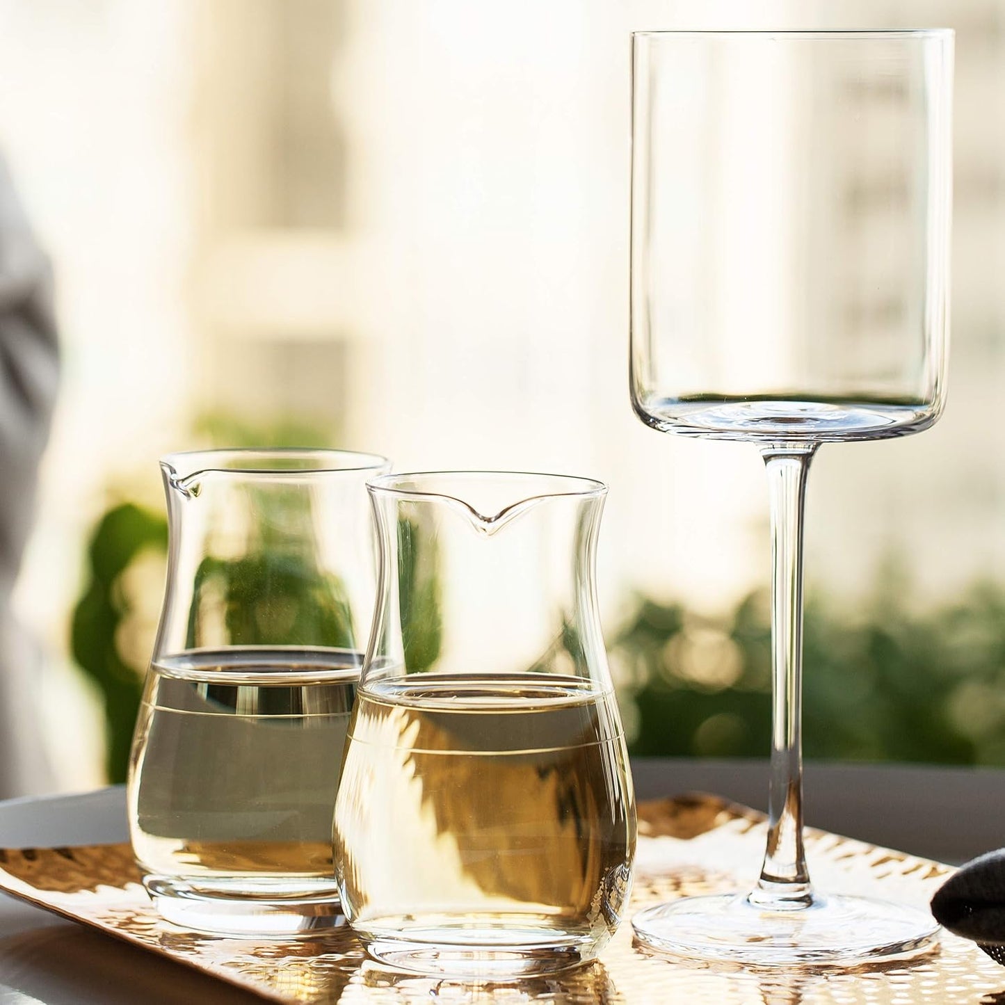 BTaT- Wine decanter, 2 PCS, 9.3 oz, Small Wine Carafe, Small Decanter