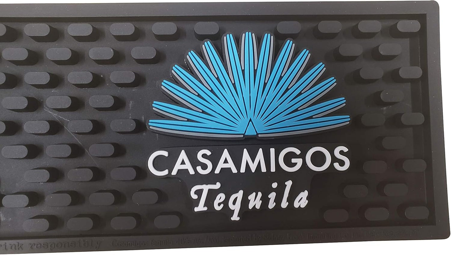 PLESIU JUSTPET Casamigos Tequila Bar Mat Spill Mat Rail Drip Mat - 23.25" x 3.5"