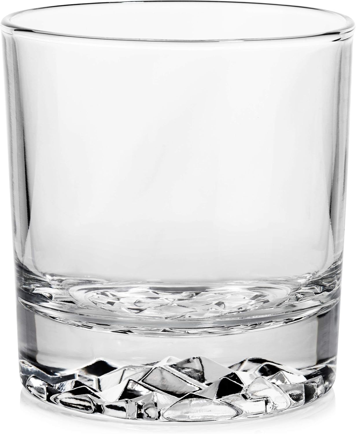 Whiskey Glass Set of 4 with Brilliant Mountain Imprint. Perfect for Whiskey, Bourbon, Scotch and Cocktails. Classic Design with a Modern Touch. Best Large 11.5 Ounce Premium Tumblers.