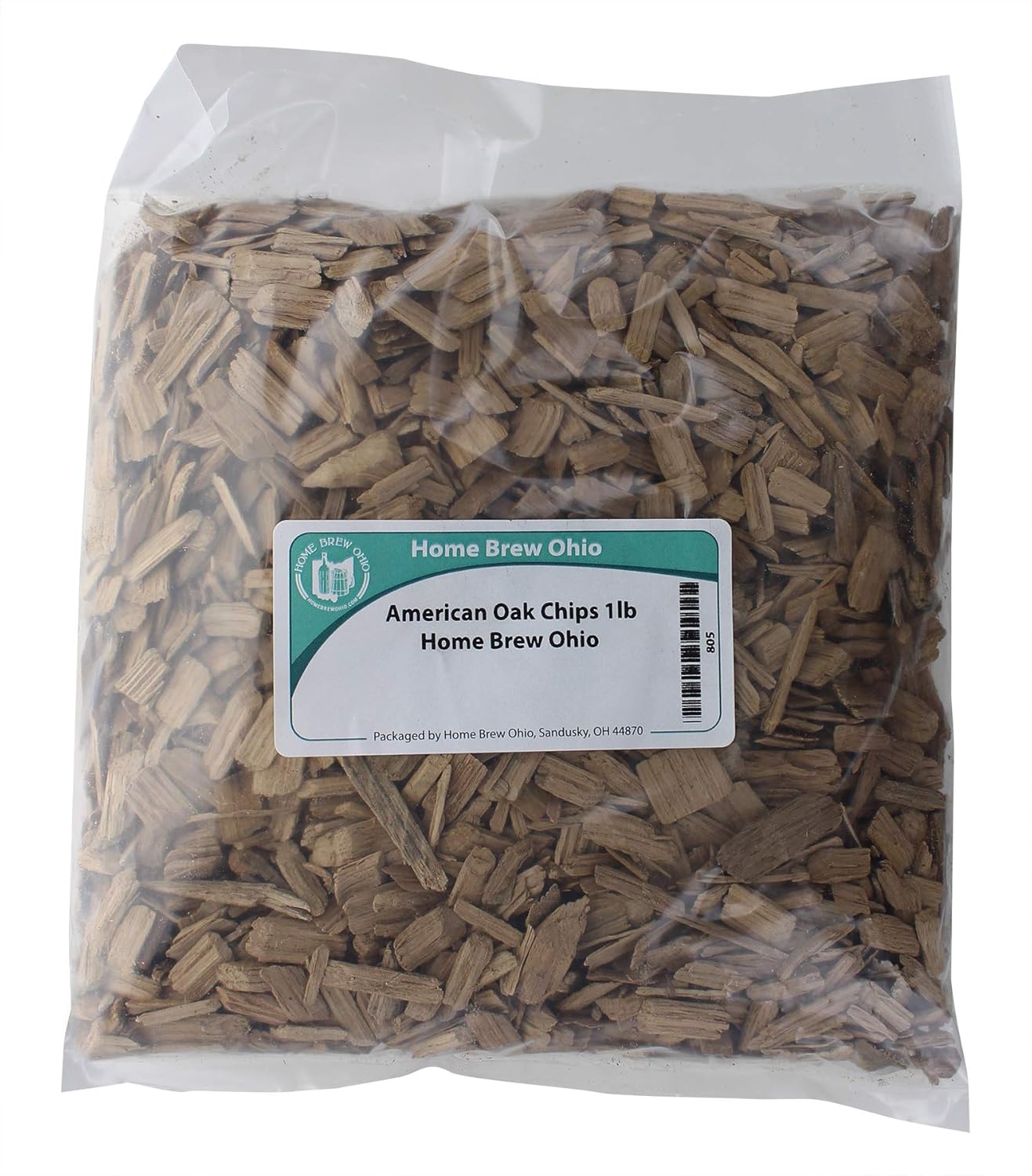 Home Brew Ohio American Medium Toasted Oak Chips, 1 lb.