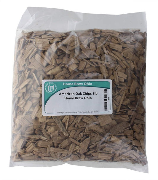 Home Brew Ohio American Medium Toasted Oak Chips, 1 lb.