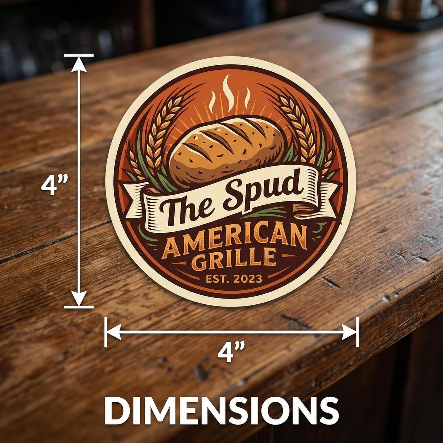 Custom Coasters - Personalized Pulpboard Coasters with Your Own Logo or Photo (10-1000 Pack) (4 inch Round)