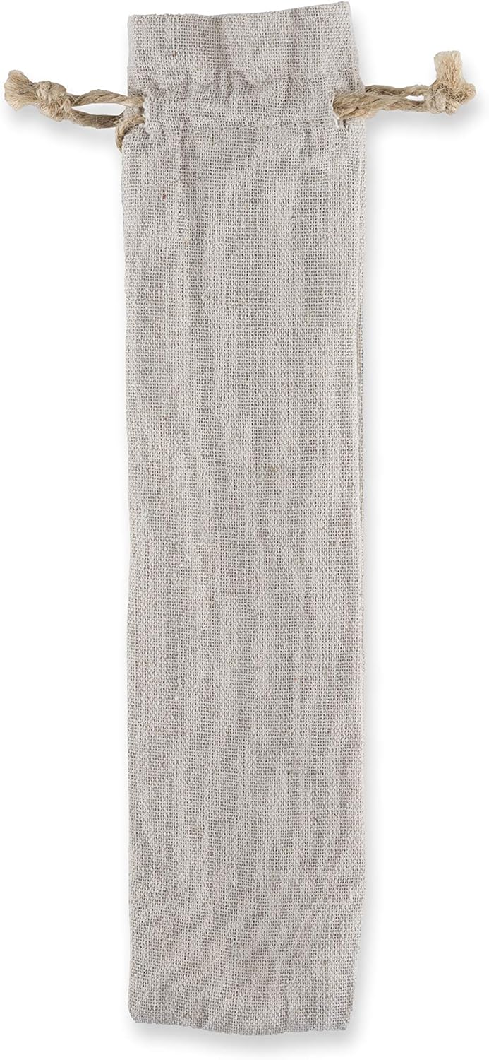 Twine Acacia Wood Mojito Muddler for Cocktails with Jute Storage Pouch, Bar Accessories, Cocktail Muddler, Drink Muddler, Set of 1, Wood Grain