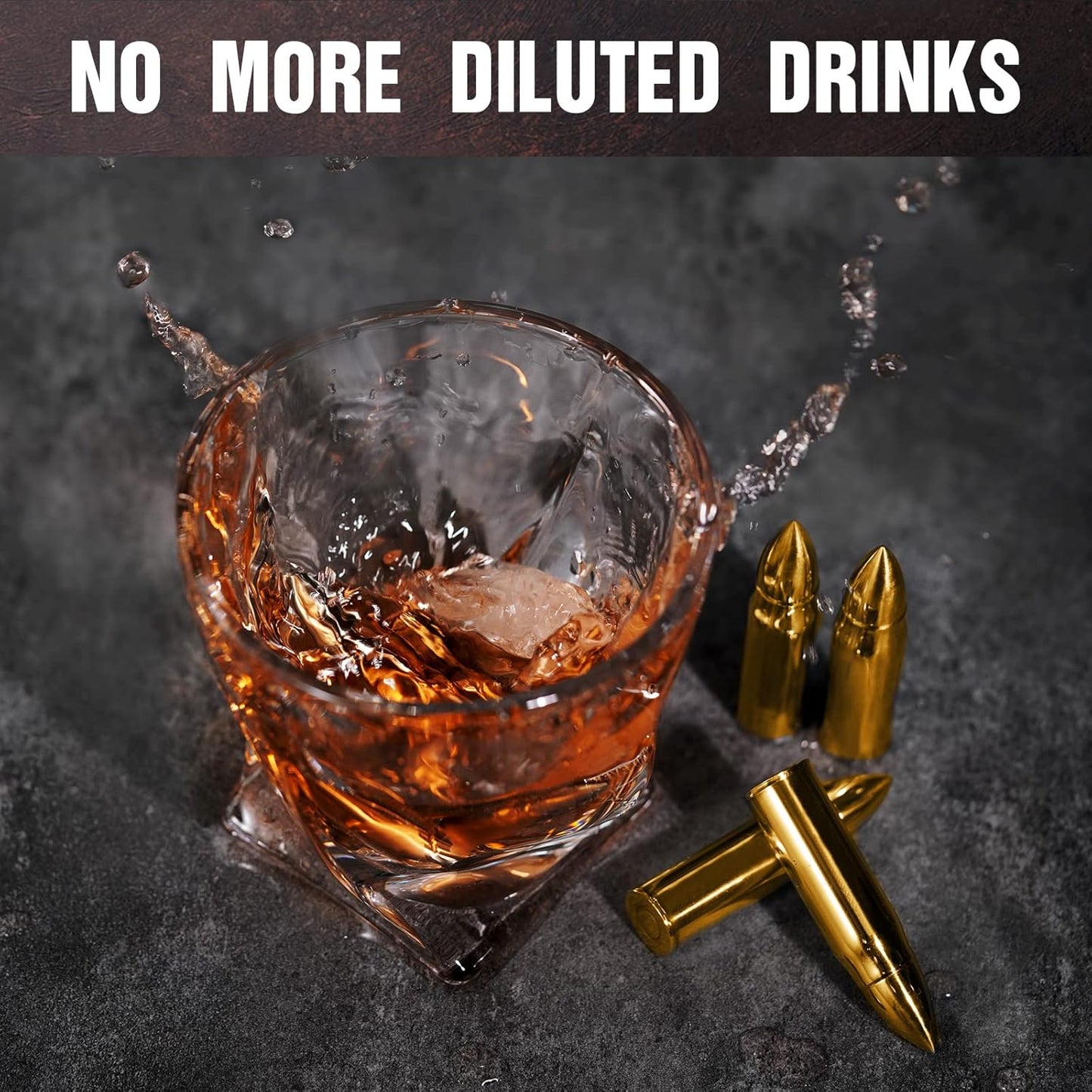 Gifts for Men Him Dad Fathers Day, Whiskey Stone Gifts for Husband Anniversary, Unique Birthday Gift Ideas for Dad from Daughter Son Wife, Cool Stuff, Bourbon Gadgets for Grandpa Uncle Father