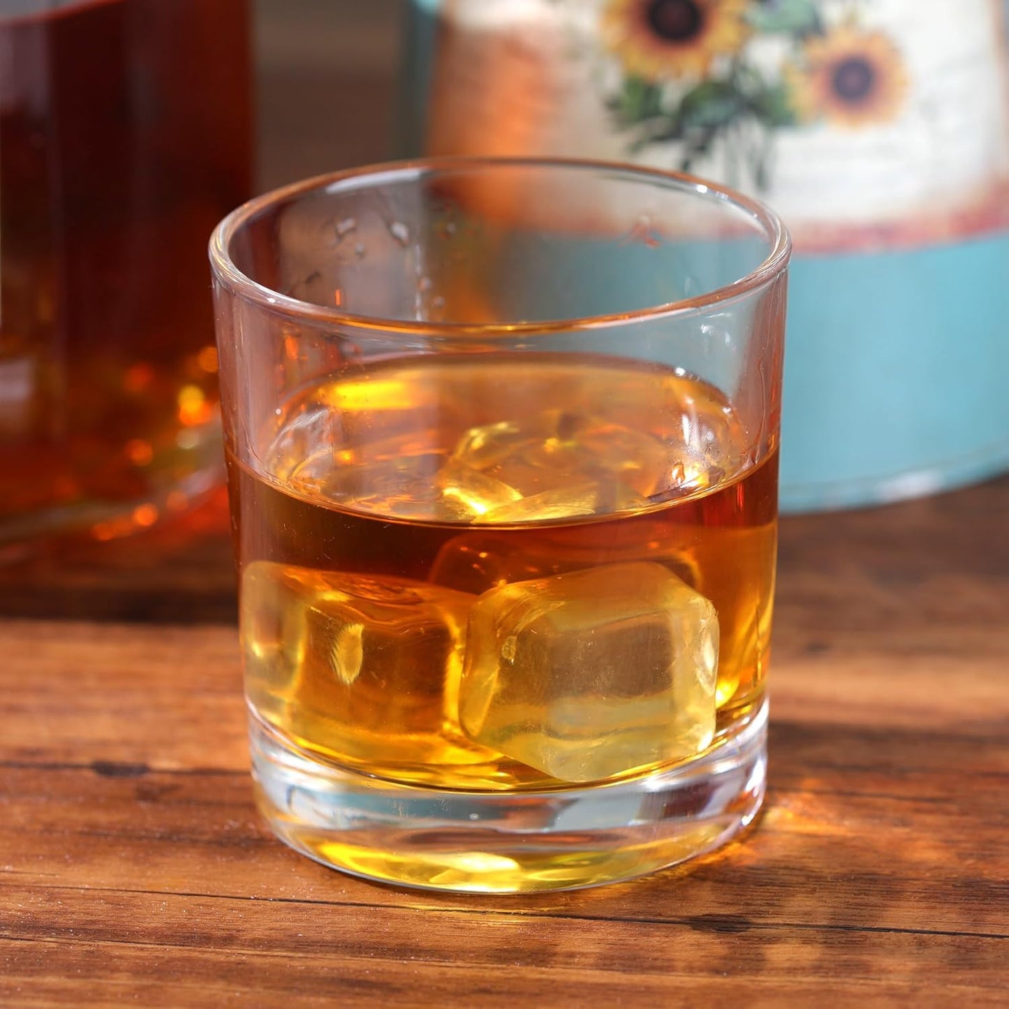 Bottom Engraved Whiskey & Bourbon Glass Set with Custom Logo - 12oz Personalized Scotch Glasses Bulk Pack, Set of 6/12/100, Ideal Gifts for Men Him, Anniversary, Retirement, Corporate Events