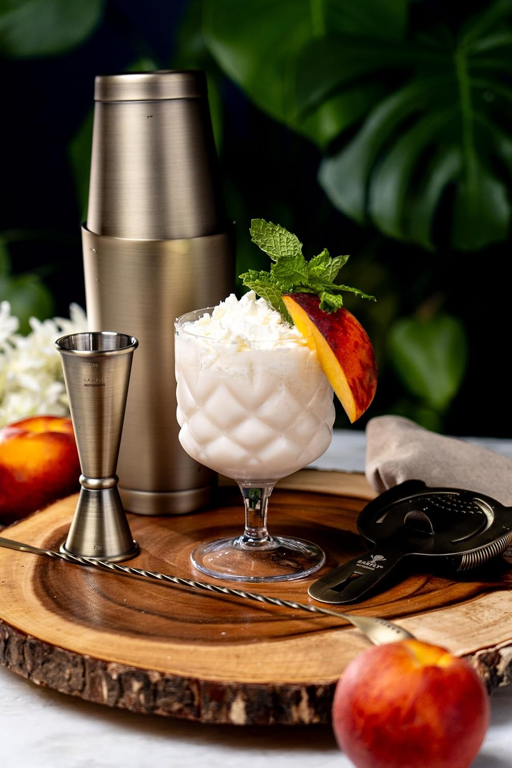 Barfly Basics Cocktail Set, 5-Piece, Antique Gold