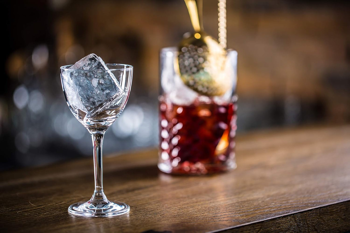 Nick and Nora Coupe Cocktail Glasses - Handblown Vintage Coupe Glasses to Serve a Manhattan, Martini, Aperitif, Algonquin, or Port Wine, 5-ounce Set of 4 or 2 (Plain, 4)