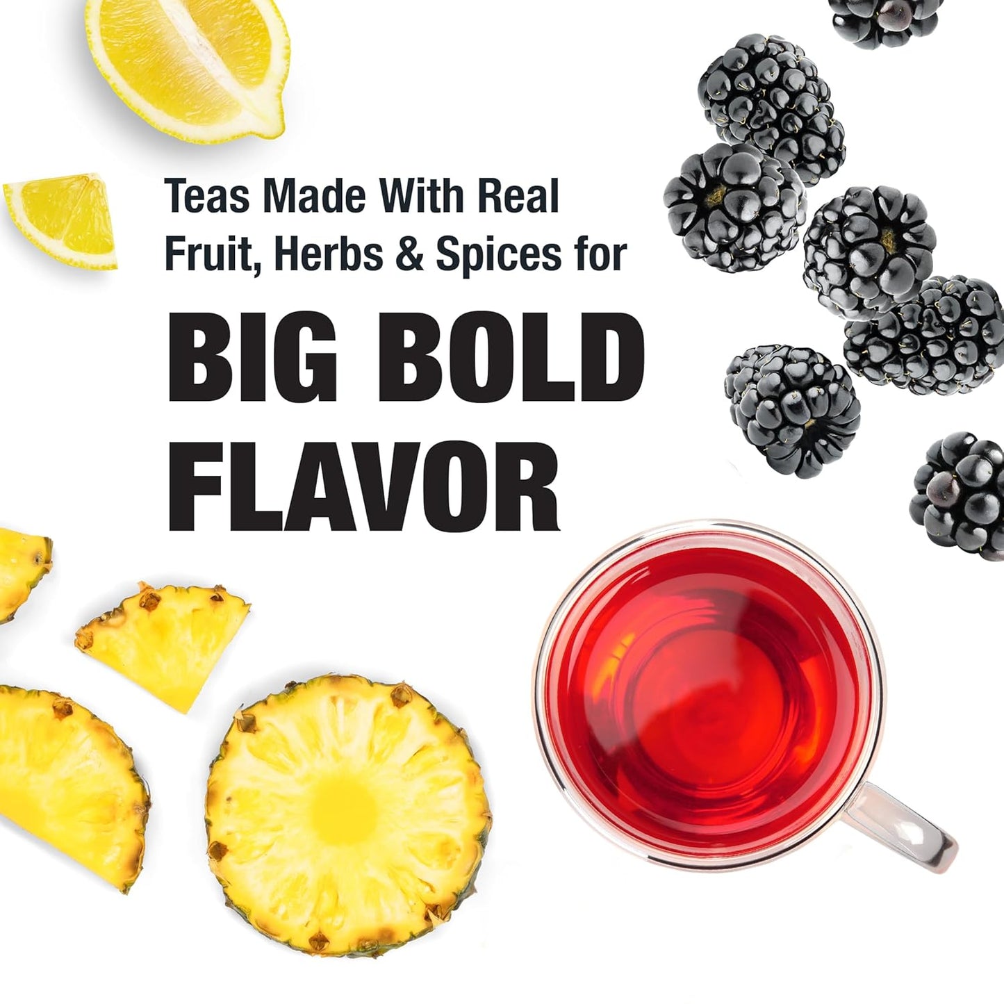 Tiesta Tea - Summer Mocktail Kit, Loose Leaf, Premium Gift Box, 3 Pouches, Caffeinated, Make Hot & Iced, Tea Set with Green, White & Black, Brews 25 Cups per Bag