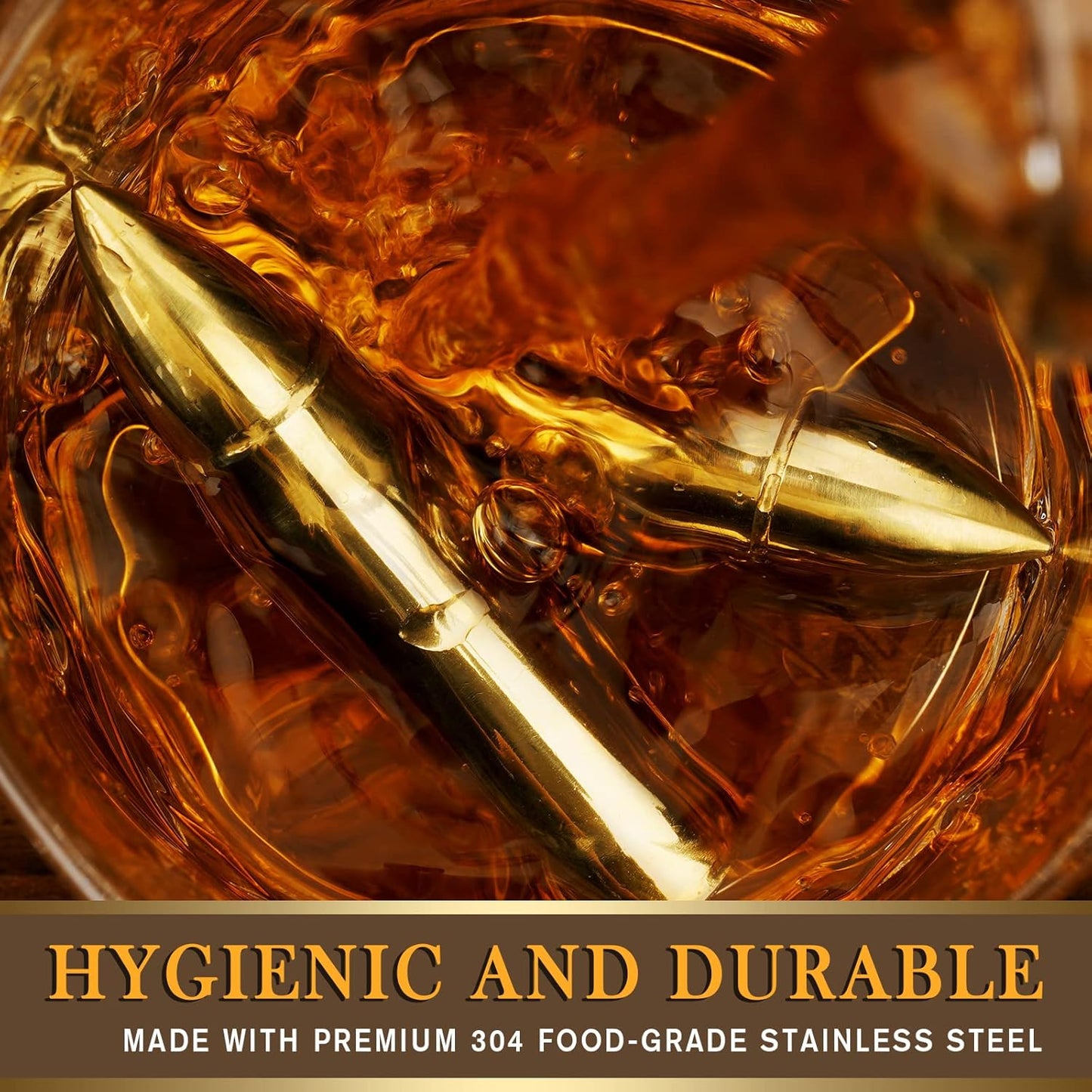 Oaksea Whiskey Stones Gifts Set for Men Dad Him, Reusable Stainless Steel Ice Cubes for Drinking, Fathers Day Anniversary Birthday Gifts for Husband Boyfriend Brother, Bourbon Man Cave Cool Stuff
