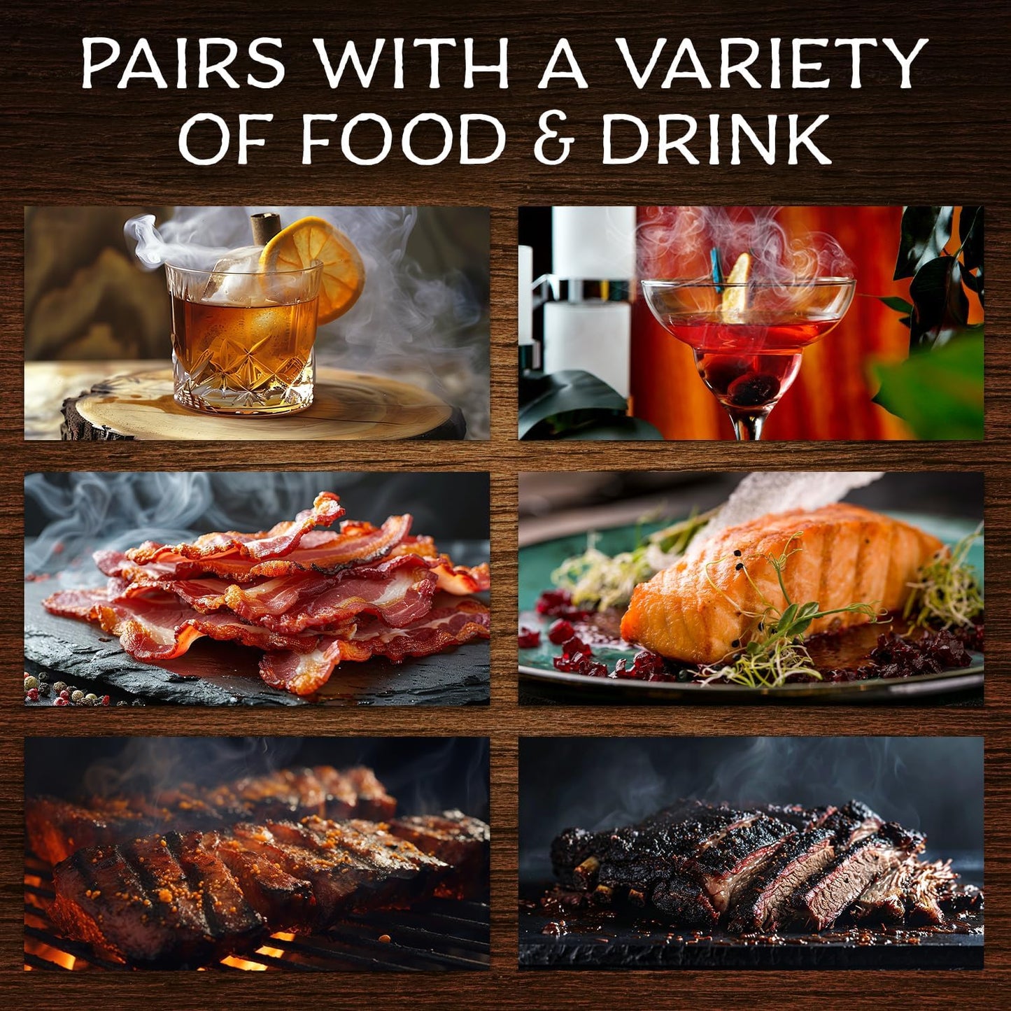 SmokeTop® 4oz Bag - Cocktail Smoker Chips for Old Fashioned Cocktails, Whiskey, & Bourbon - by Middleton Mixology Made in The USA (800 uses) (Hickory)