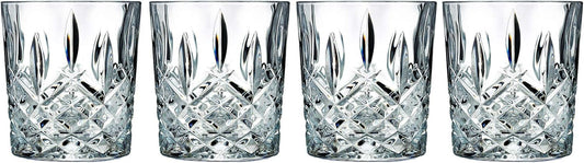 Marquis by Waterford Markham Double Old Fashion Set of 4, 11 oz, Clear
