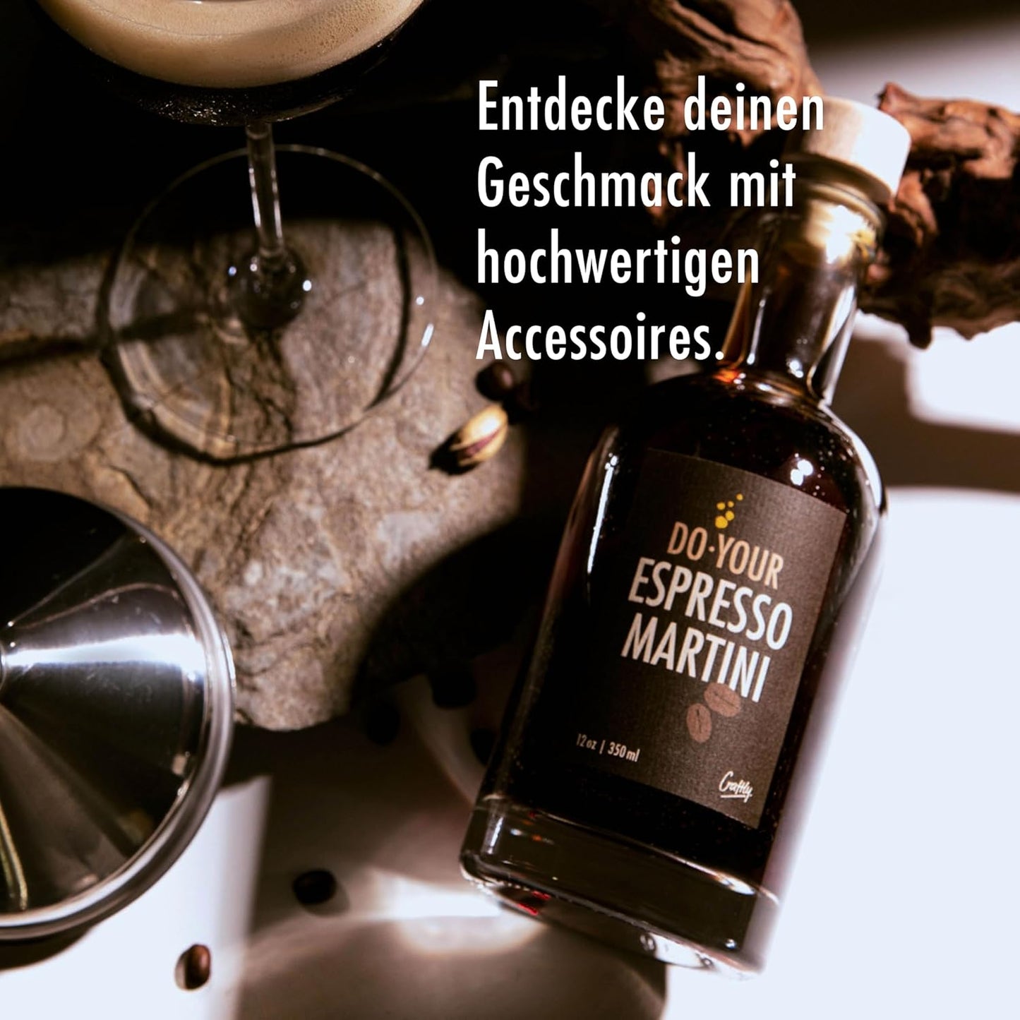 Espresso Martini Infusion Kit | Homemade Cocktails Kit | Espresso Martini Kit | Natural Cocktail Blends | Gift for Men & Women | Birthday Gifts for Him & Her
