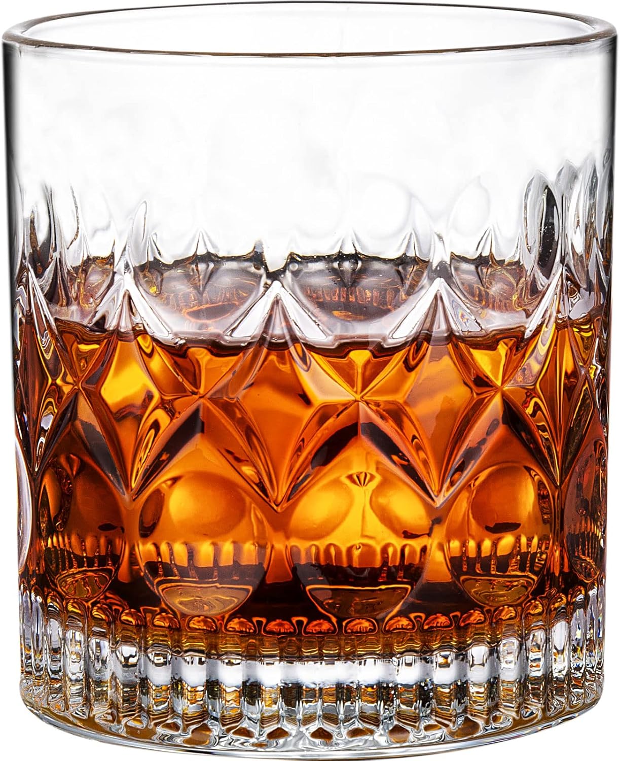 PARACITY Whiskey Glasses Set of 2,christmas gift, Old Fashioned Glasses, Rocks Glasses, Bourbon, Suitable for use in Bars, Parties, and Homes, The Right Gift for Men, Father 's Day Gift