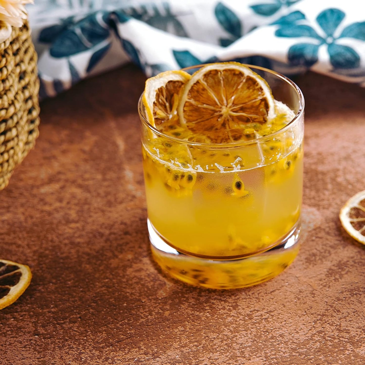 LUXU Premium 11oz Scotch Glasses - Old Fashioned Set of 4, Perfect for Bourbon, Rum & Scotch Lovers