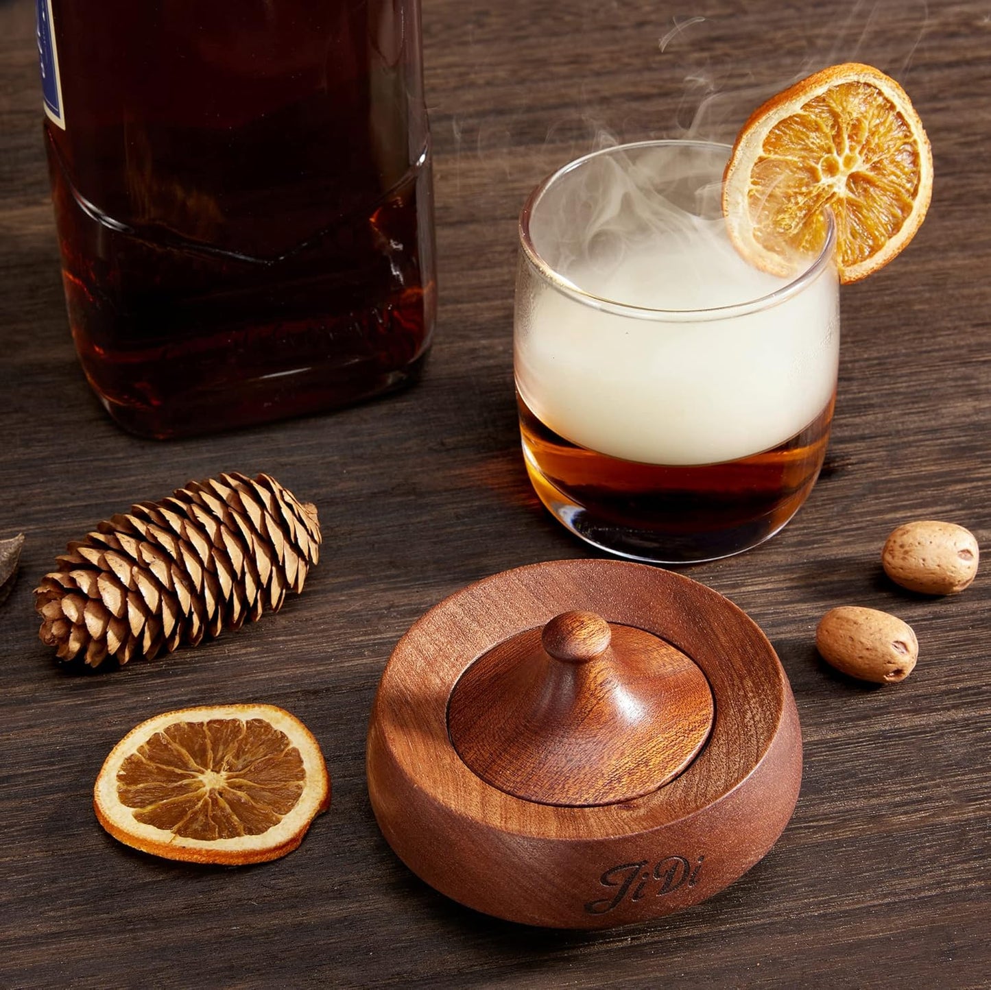 Whiskey Smoker Kit with Torch & Wood Chips, Cocktail Smoker Kit, Old Fashioned Drink Smoker Kit, Bourbon Birthday ，Upgrade Your Home Bar - Ideal Gifts for Men, Dad, Boyfriend(NO Butane)