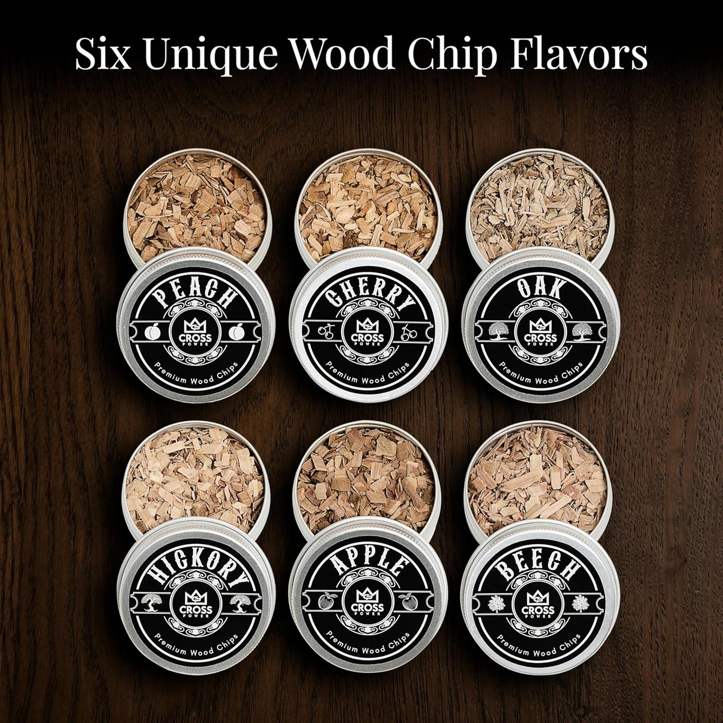 Whiskey Smoker Kit - Premium Cocktail Smoker Kit with Torch, 6 Flavors of Wood Chips, Whiskey Stones, Filters, Durable Old Fashion Smoker Kit, Ideal for Whiskey Lovers (No Butane)